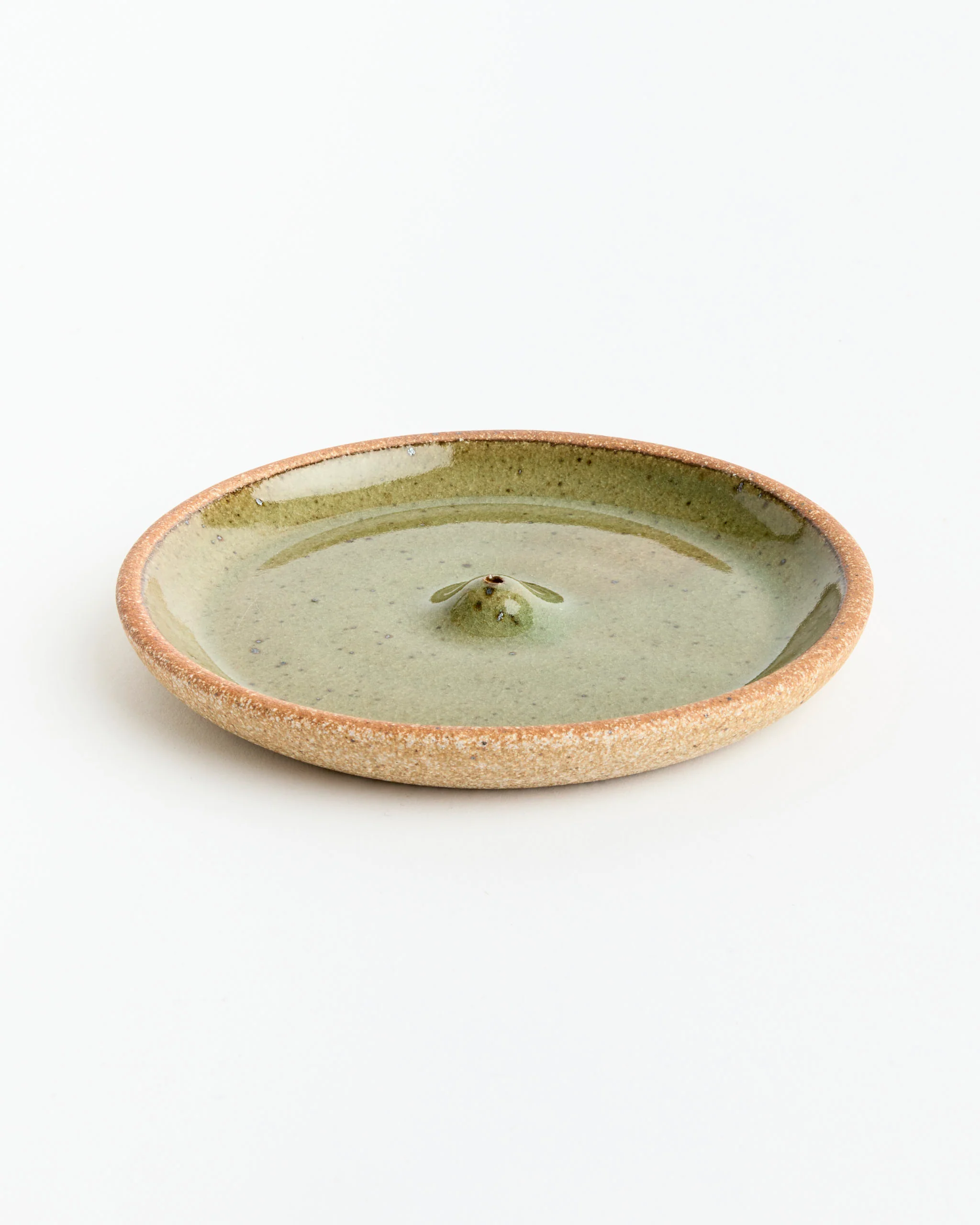 Incense Holder in Apple Green