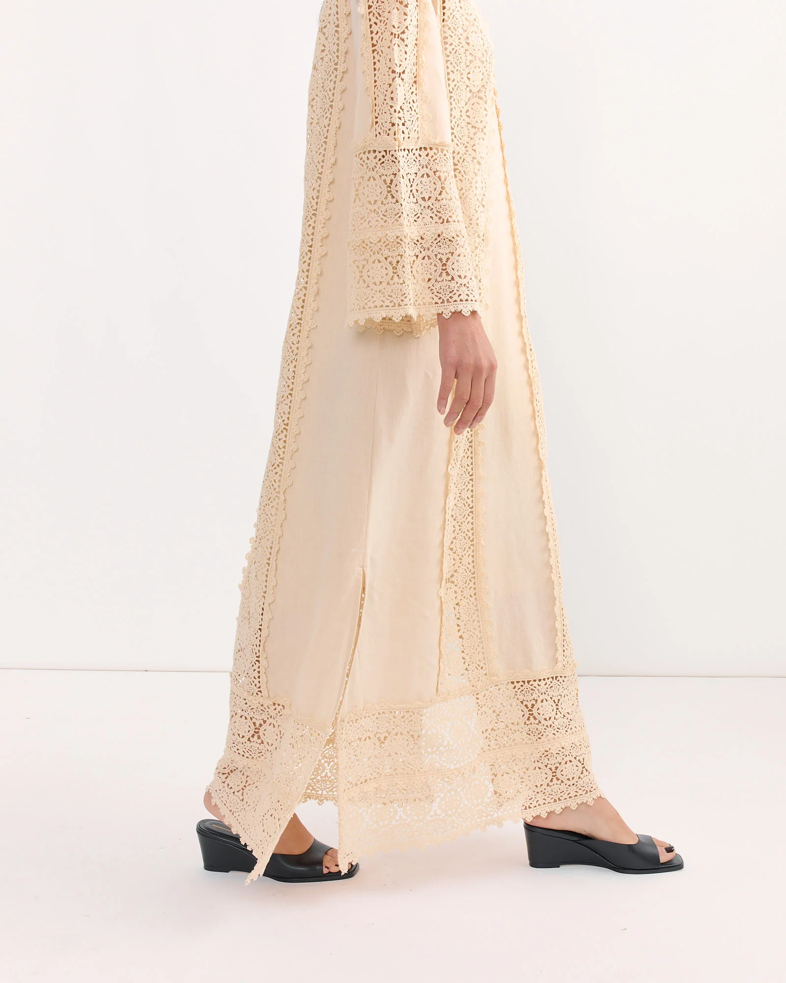 Delane Dress in Soft White - Image 2