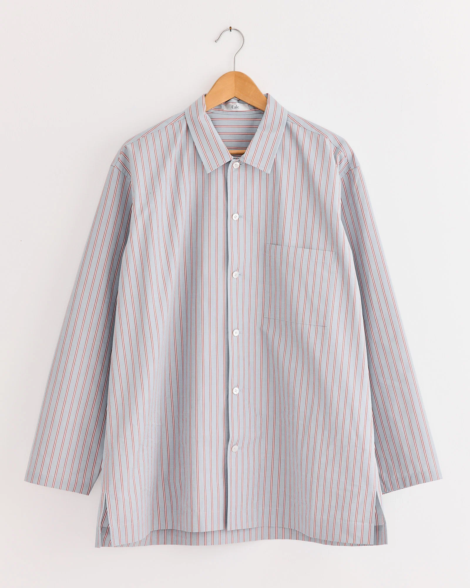 80s Stripe Shirt in Blue/Burgundy