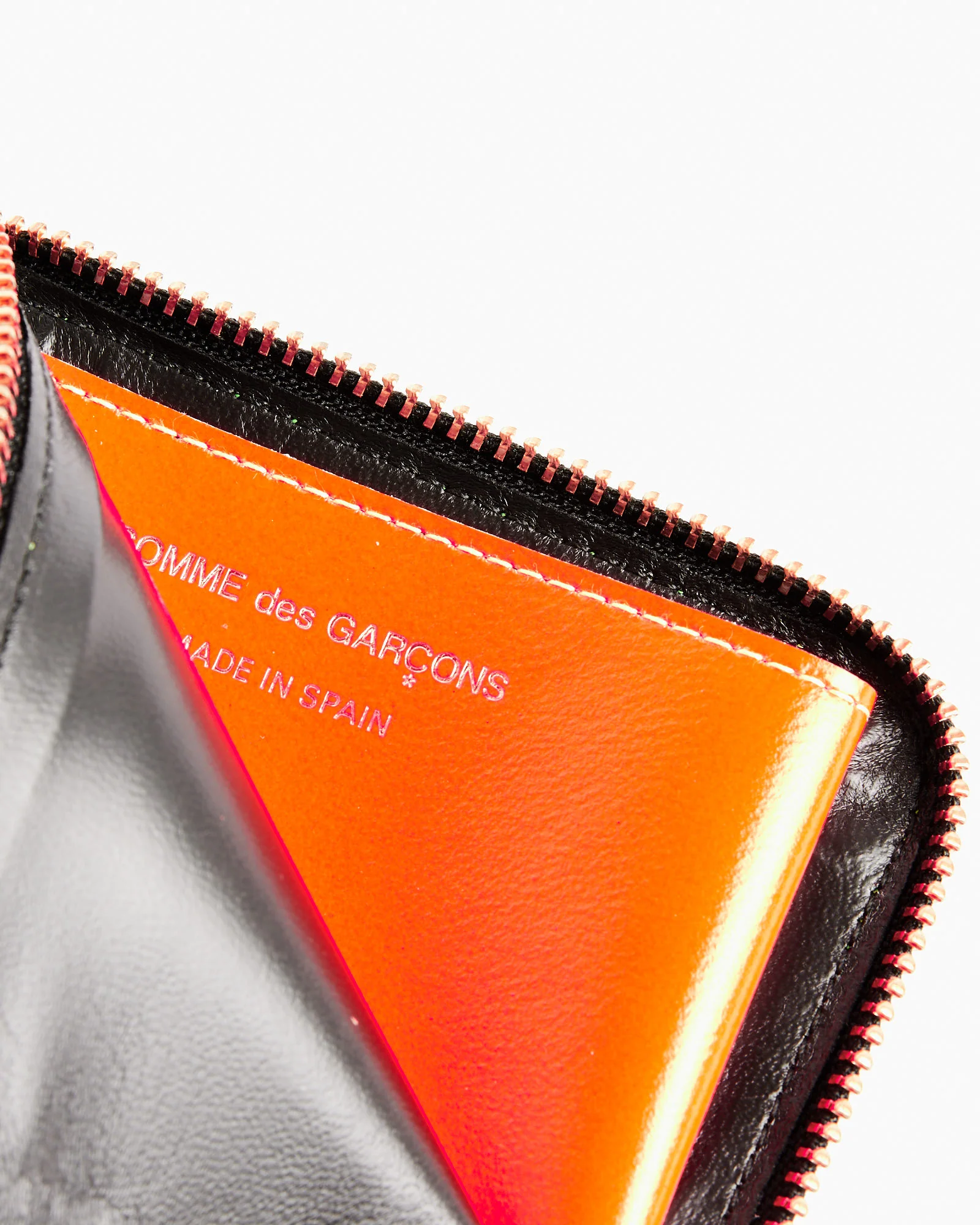 Super Fluo Half Zip Wallet in Blue/Green - Image 3