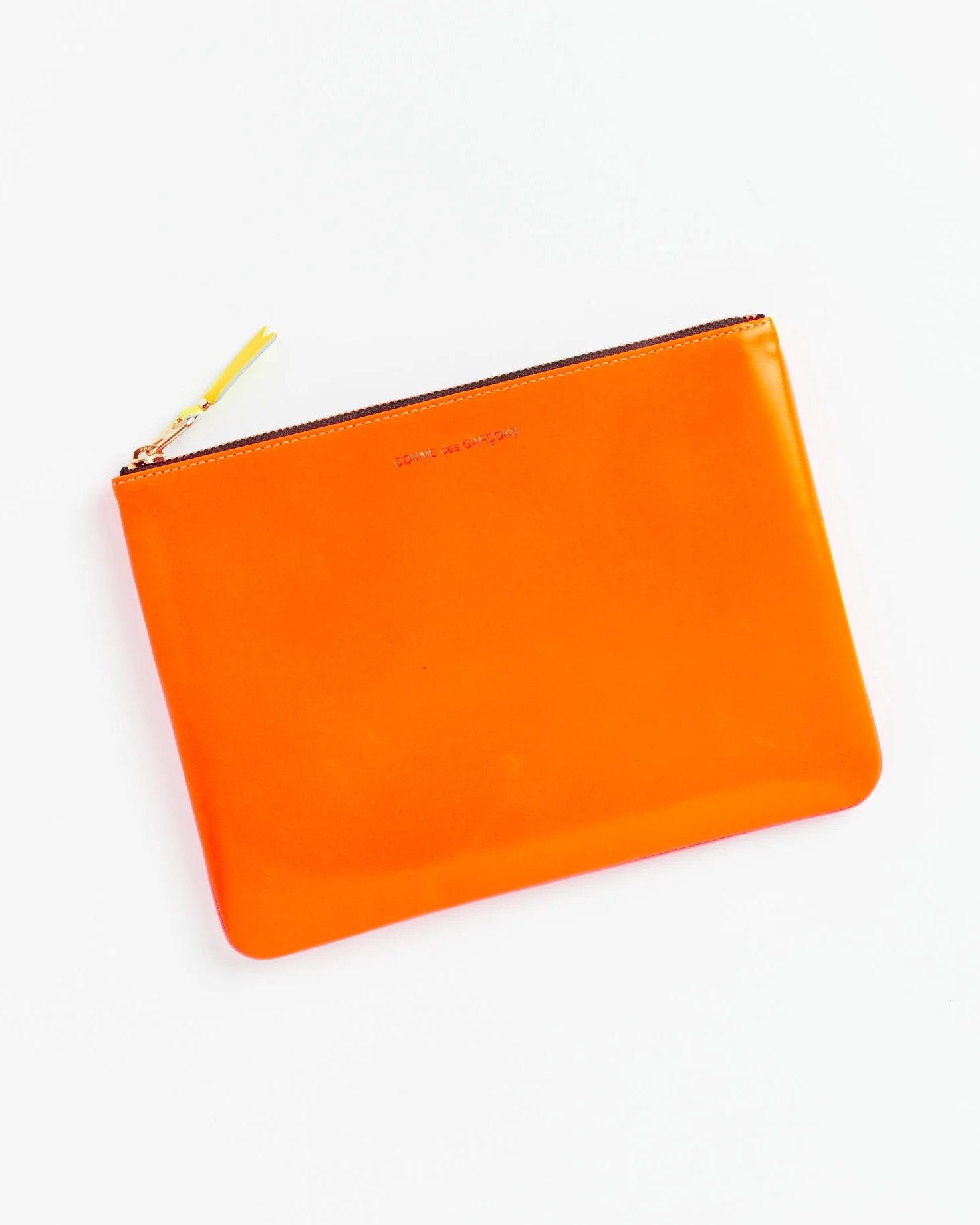Classic Zip Pouch in Orange/Pink
