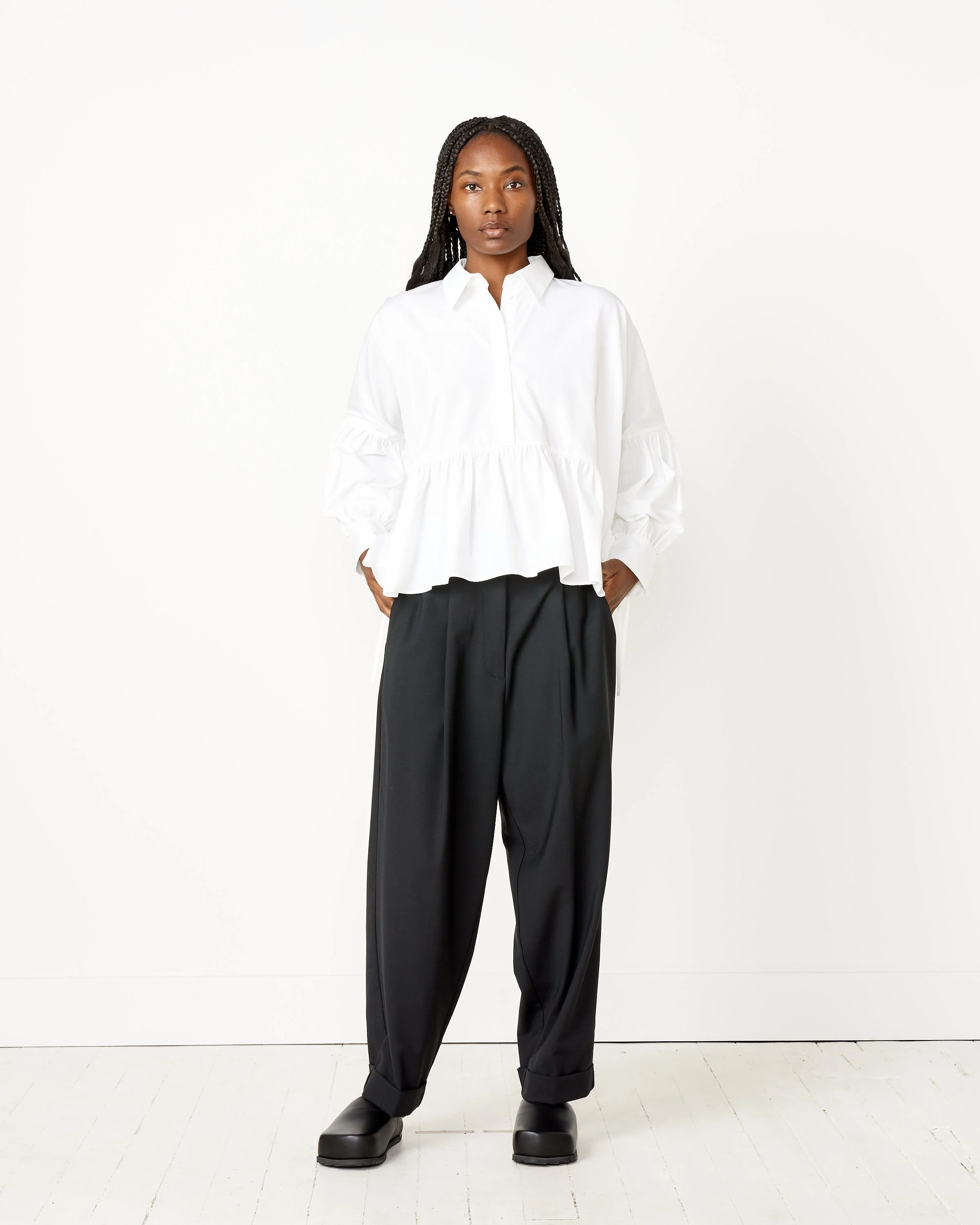 Andrea Shirt in White - Image 3