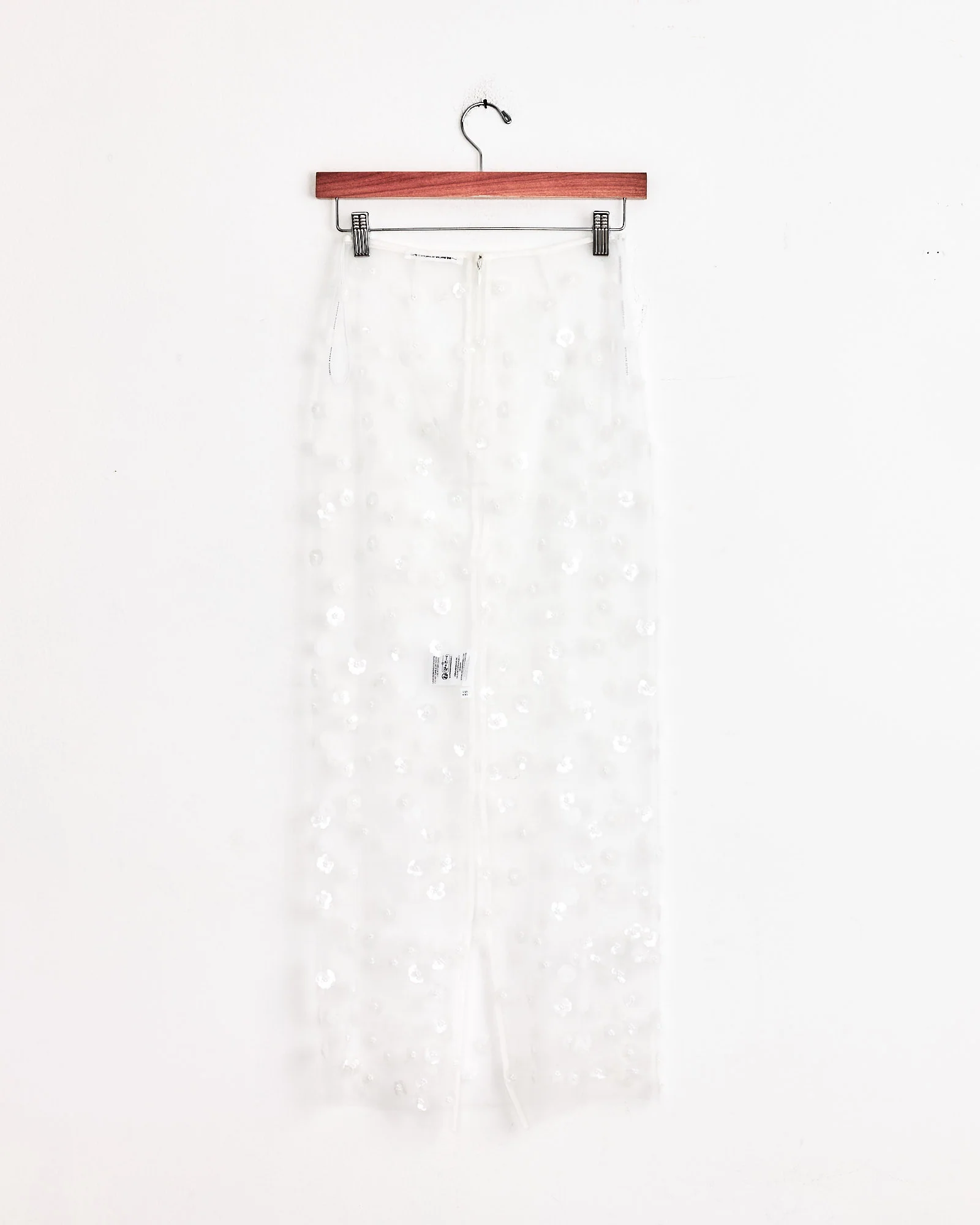 Gus Skirt in White Sequin - Image 3