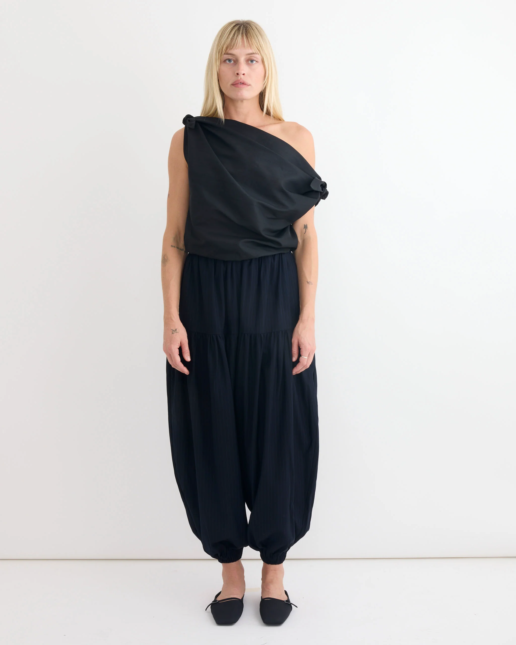 Swan Top in Black - Image 2