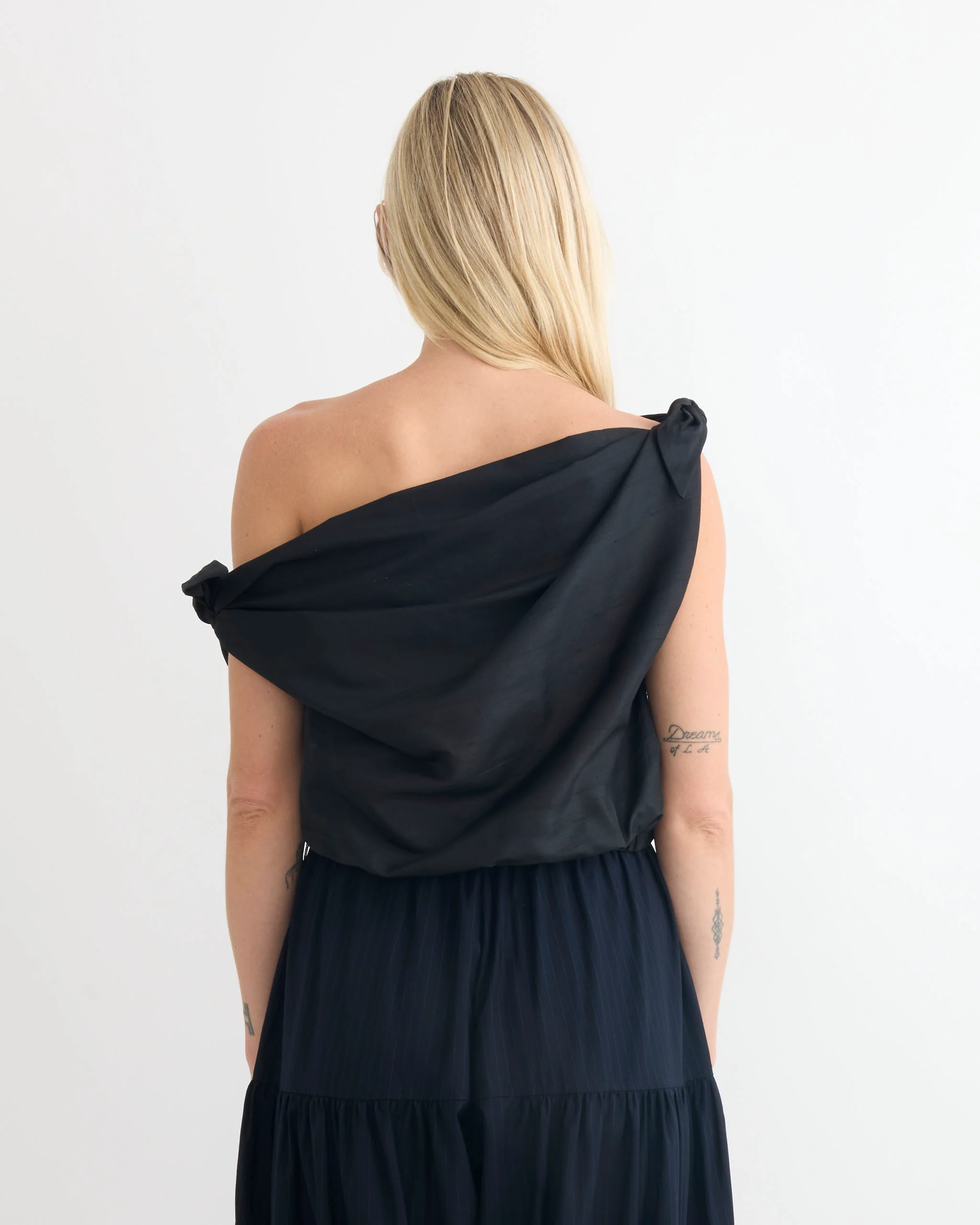 Swan Top in Black - Image 3