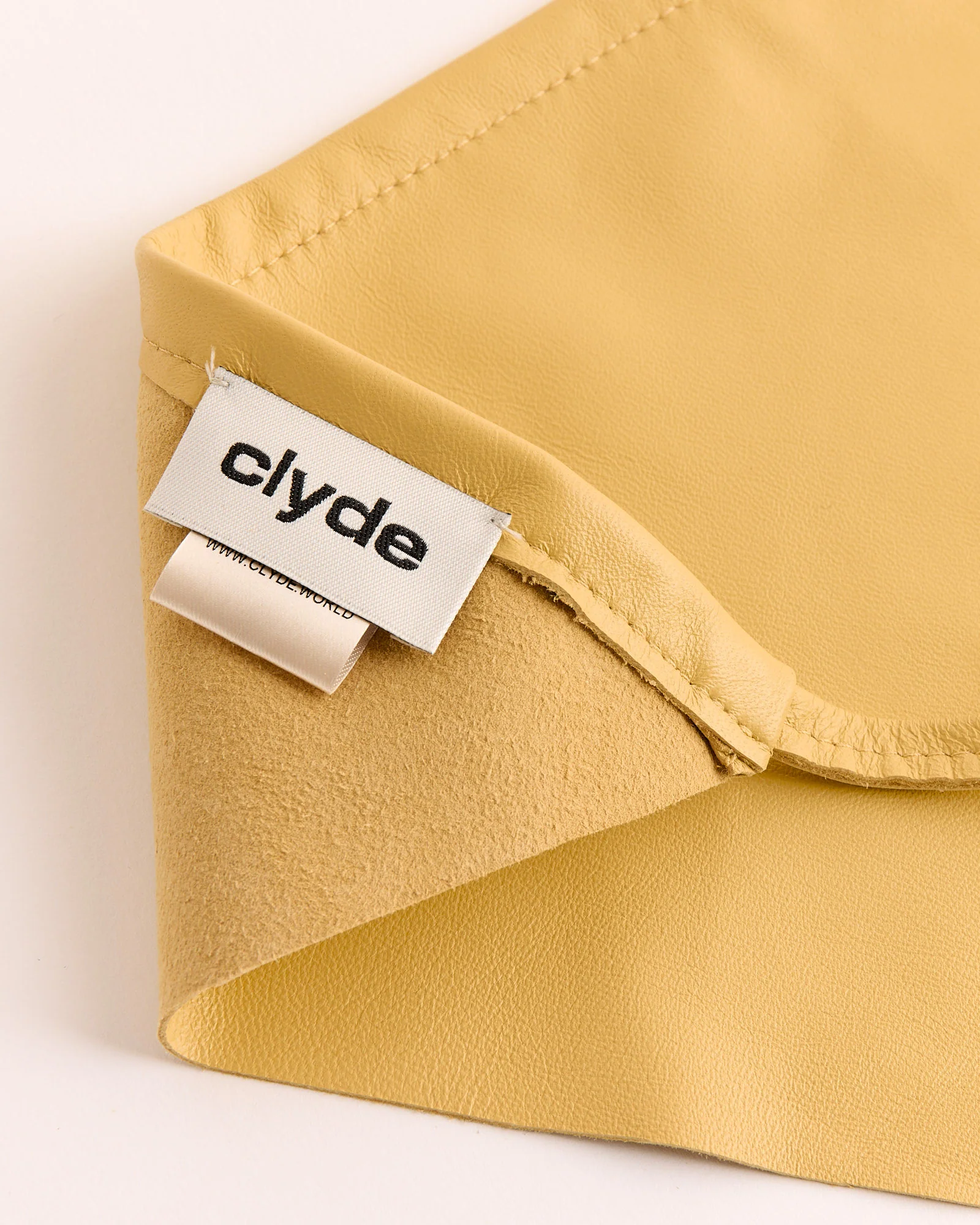 Lambskin Handkerchief in Butter - Image 2