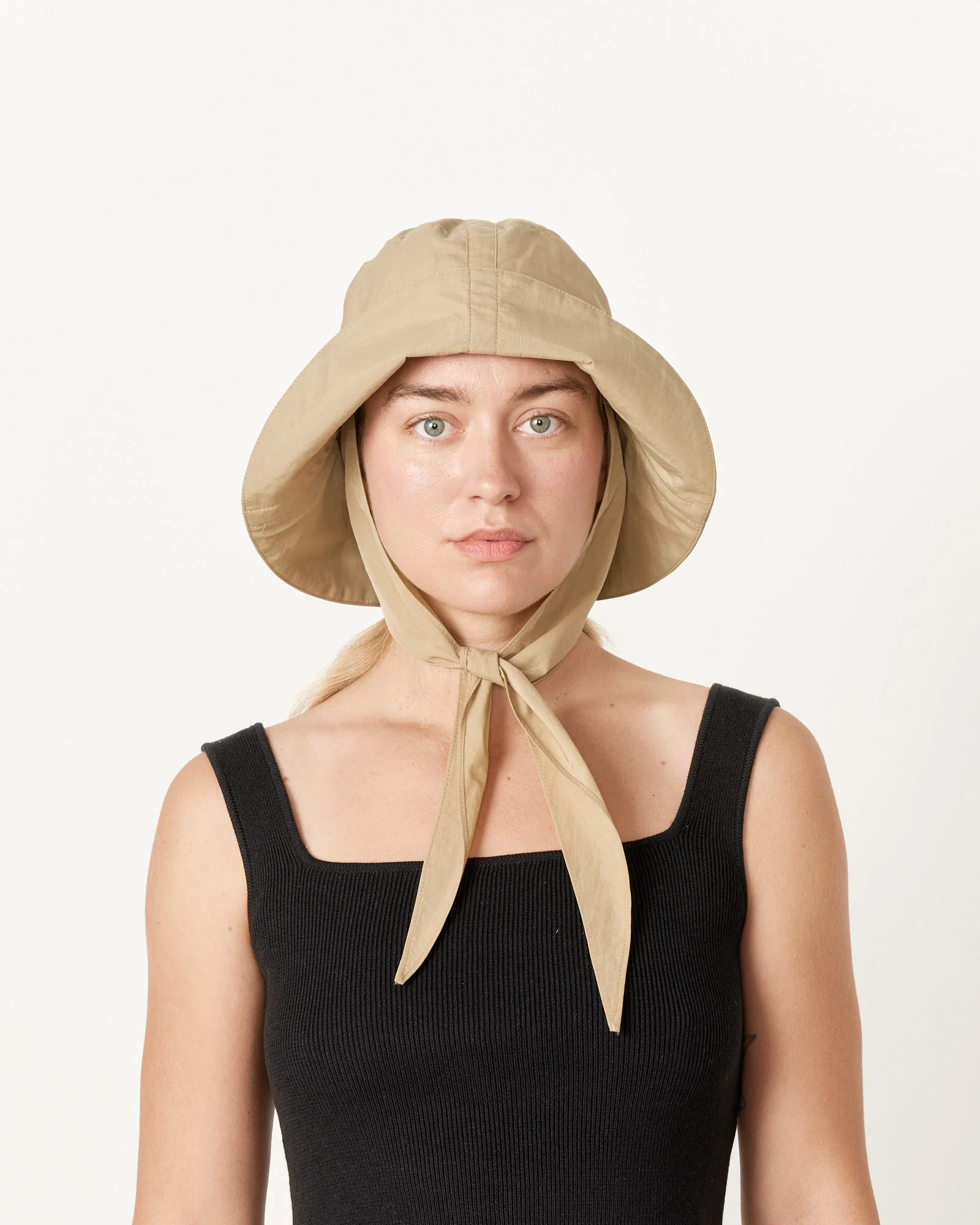 Swim Bucket Hat in Beige - Image 4