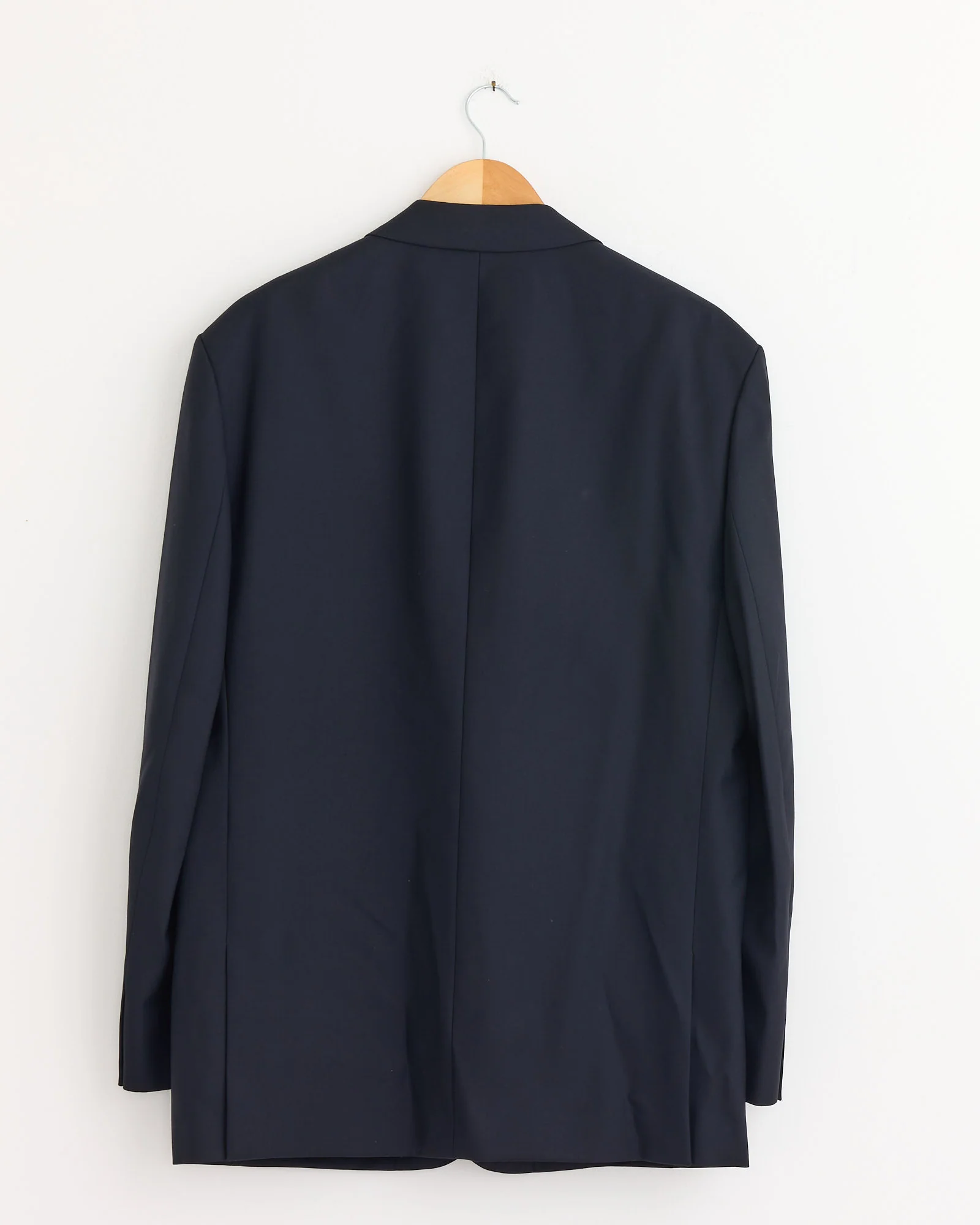 Single-Breasted Jacket in Navy - Image 3