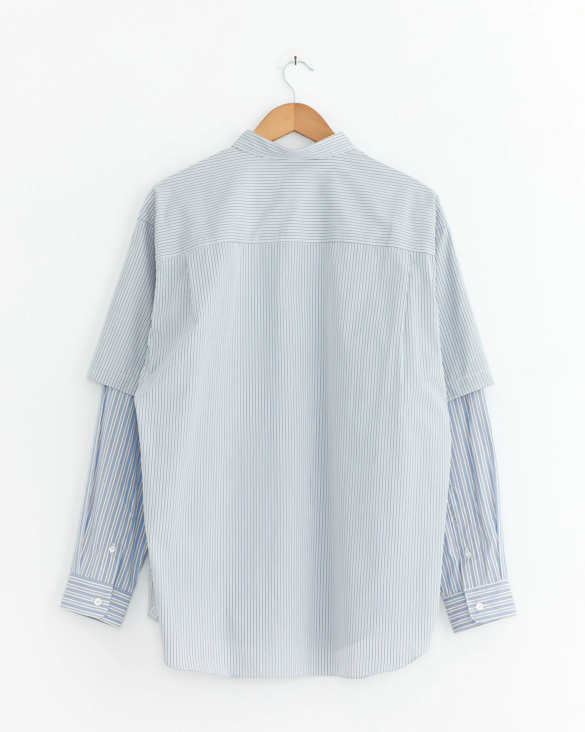 007 Shirt in White/Navy - Image 3