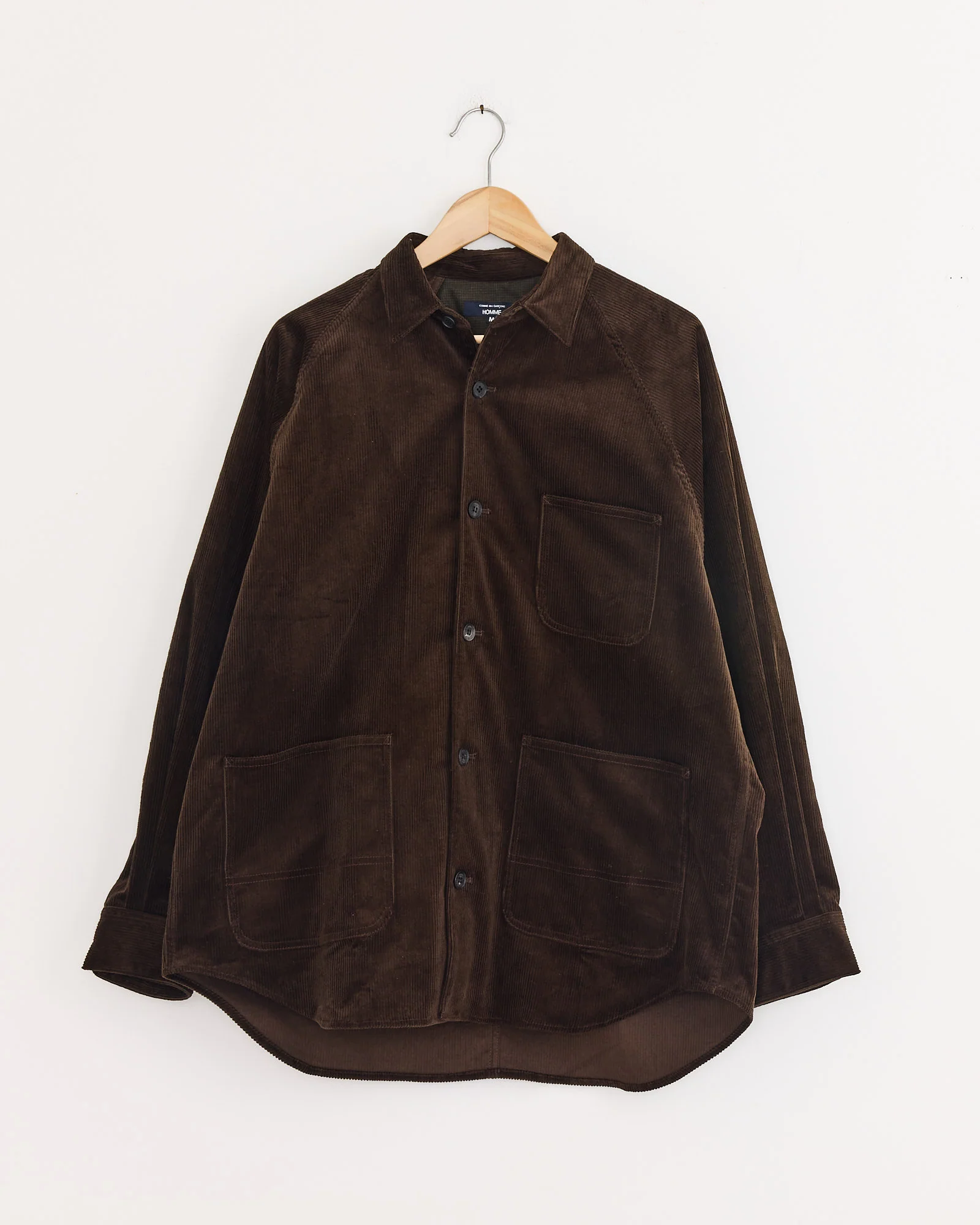 Needlecord Shirt in Brown