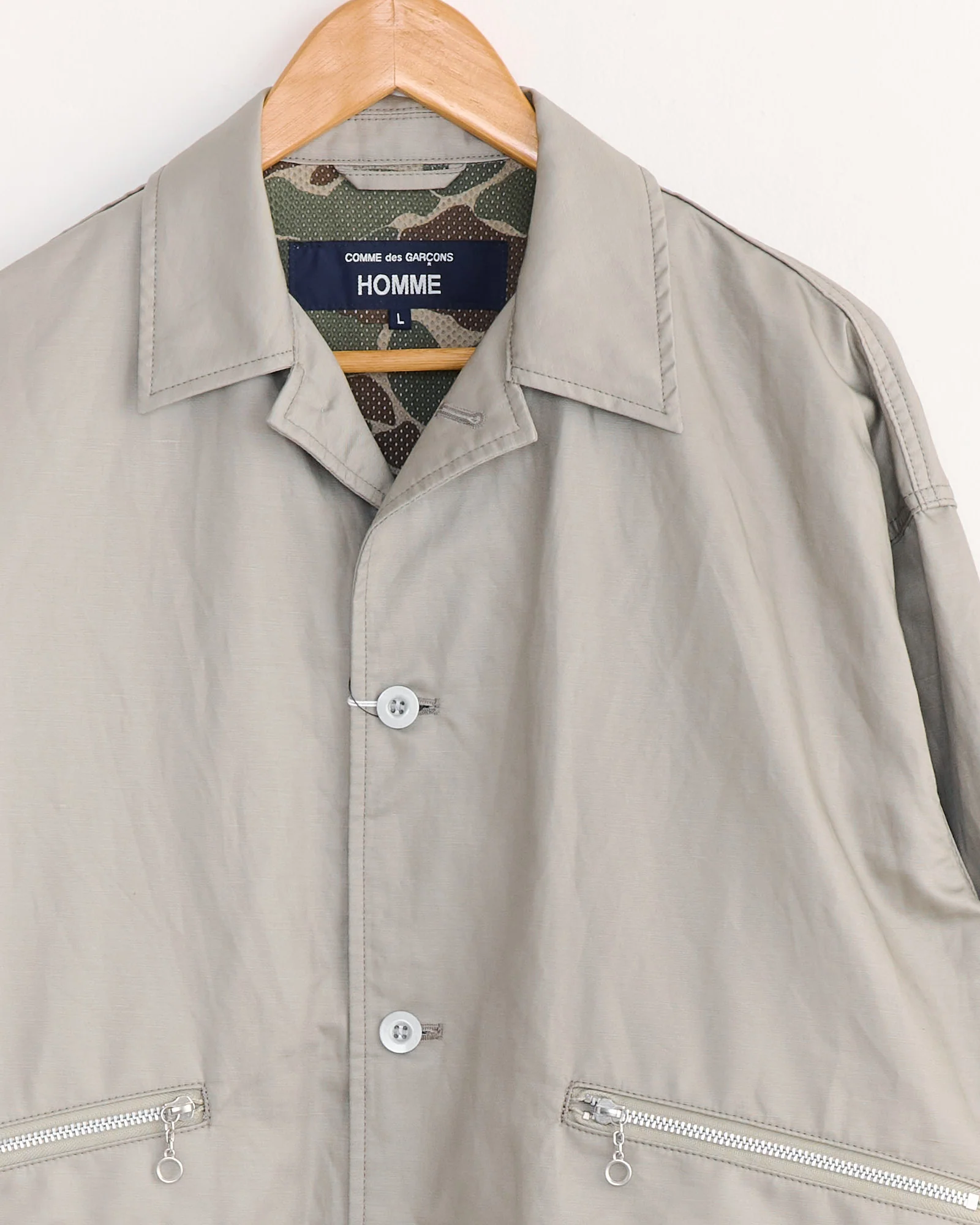 J029 Jacket in Grey Beige - Image 2