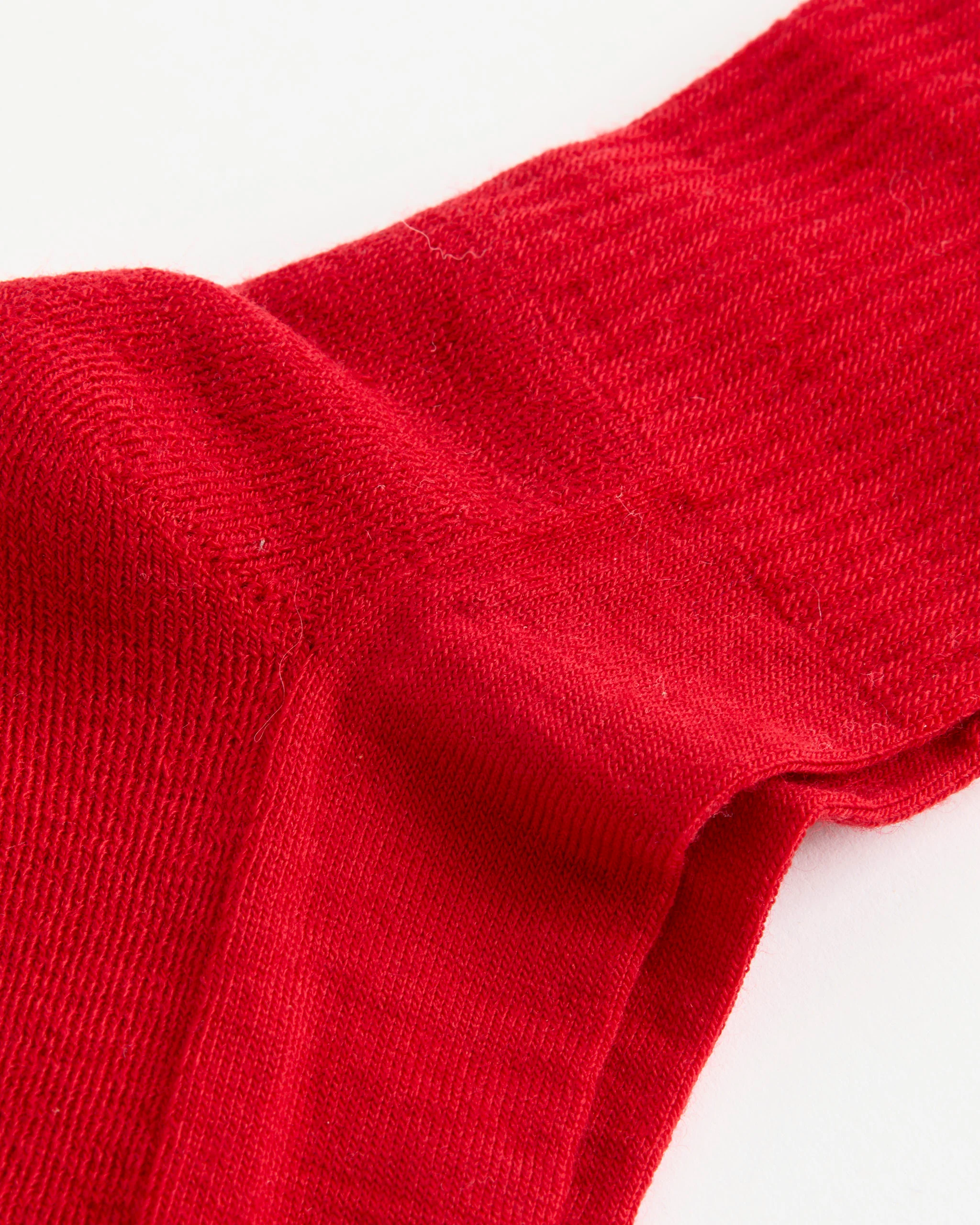 The Merino Tube Sock in Ruby Red - Image 2