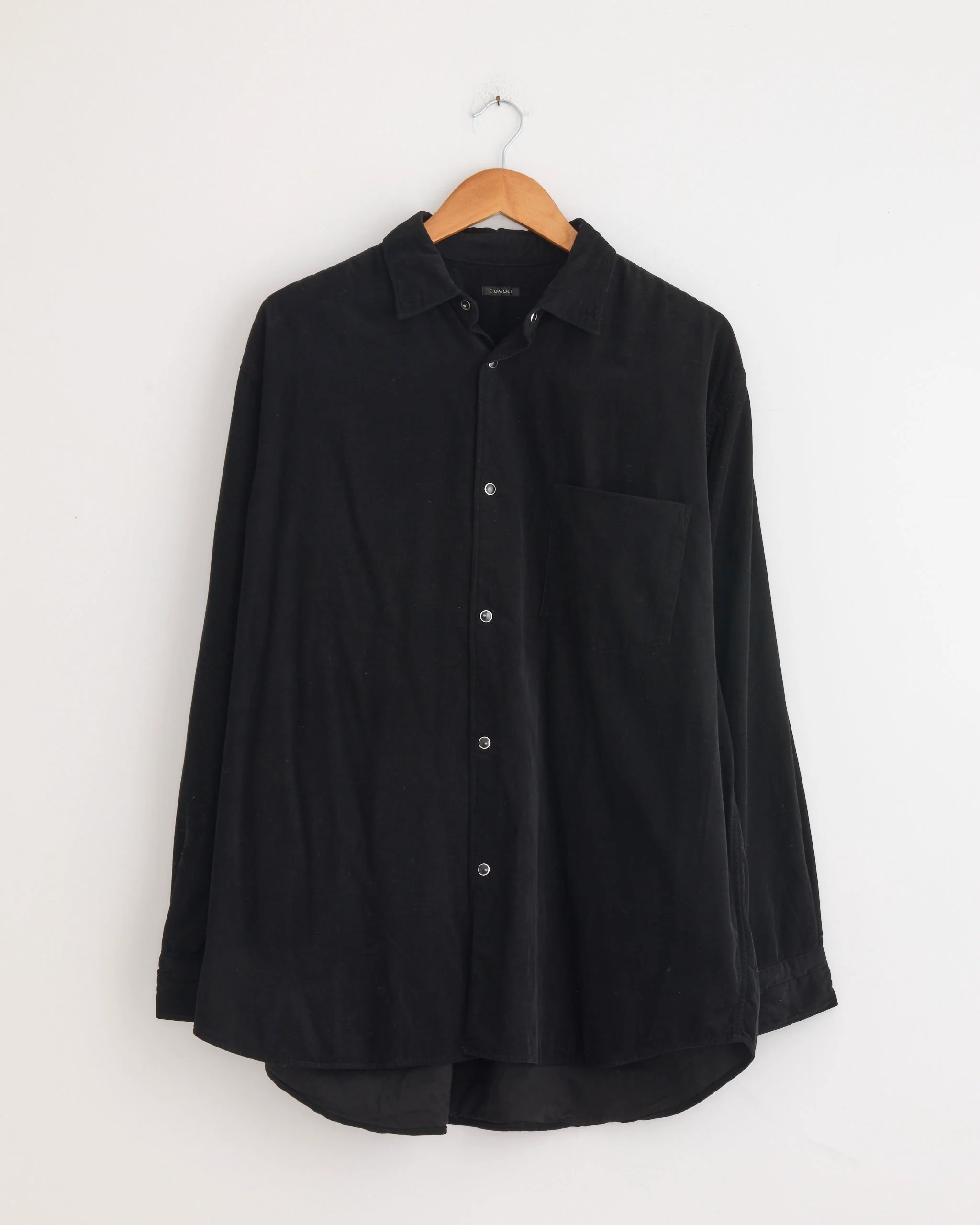 Corduroy Shirt in Black