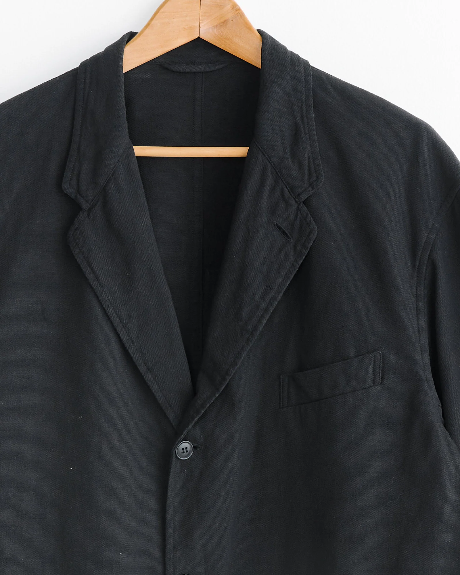Cotton Duck Jacket in Black - Image 2