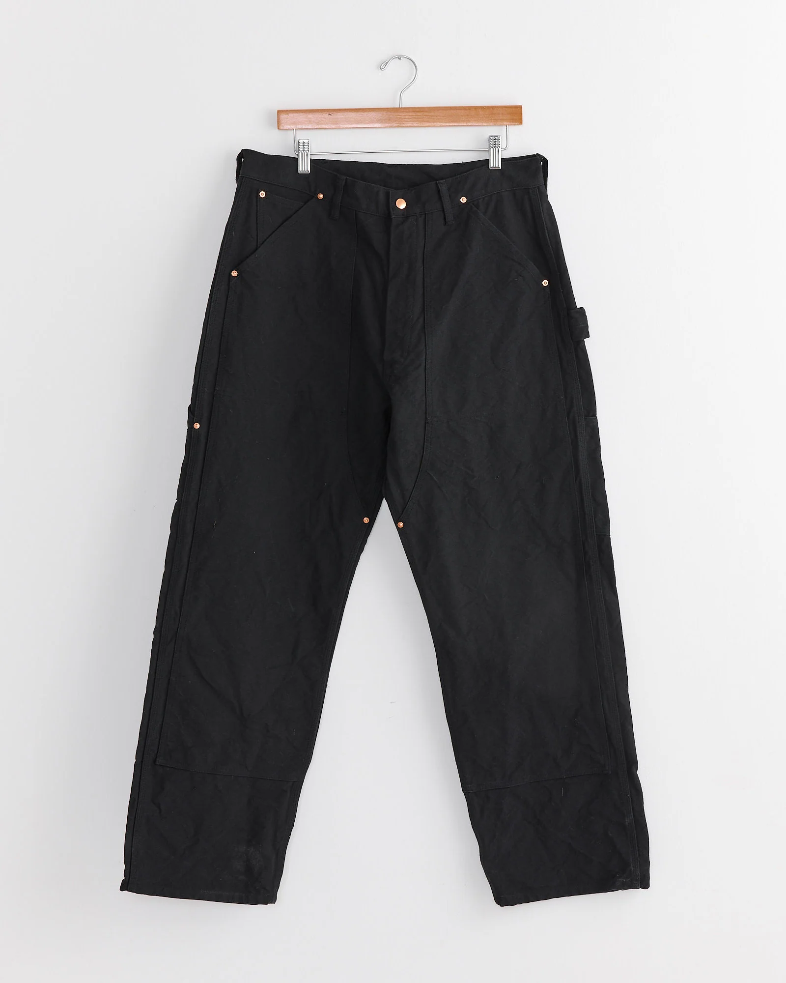 Cotton Duck Painter Pant in Black