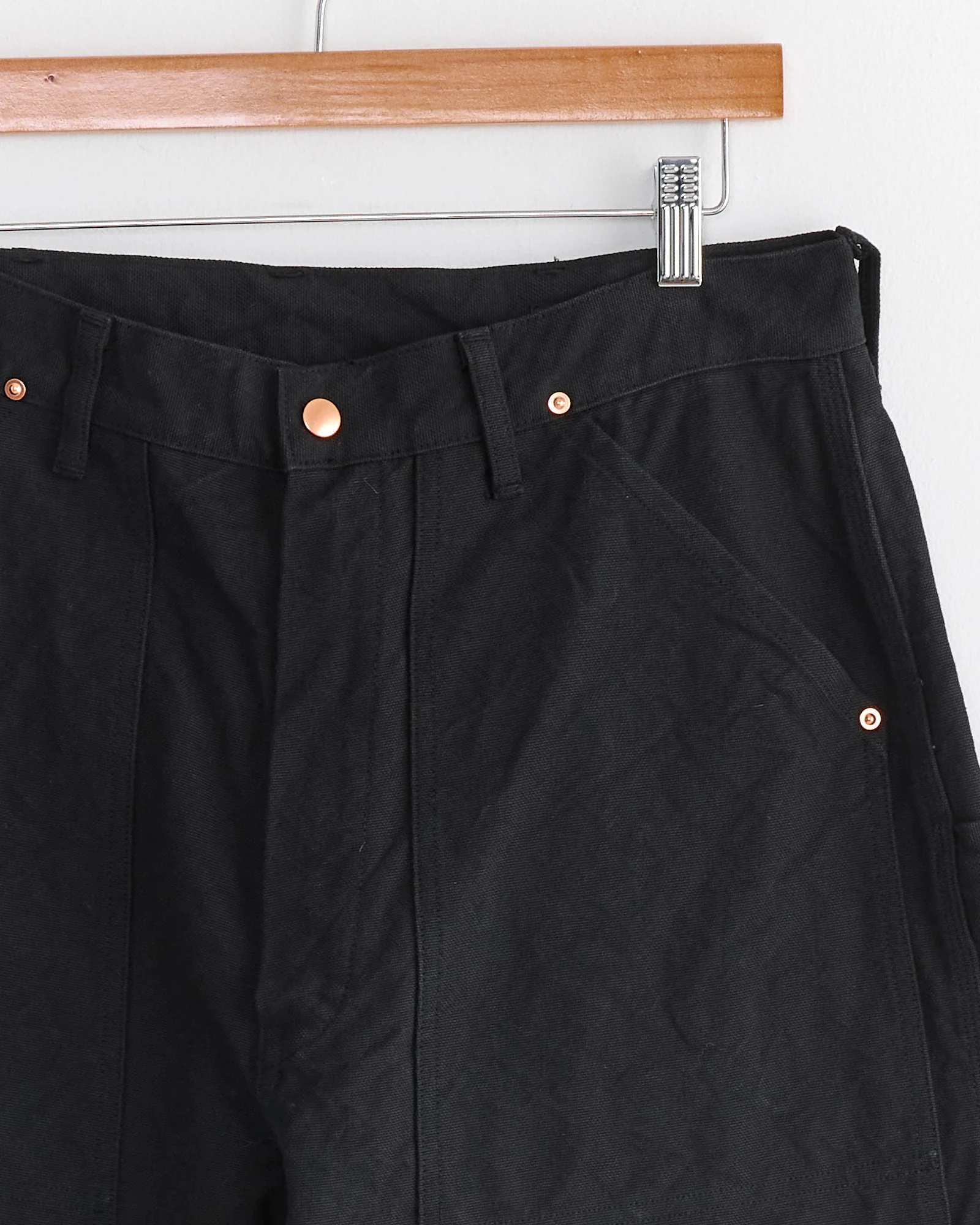 Cotton Duck Painter Pant in Black - Image 2