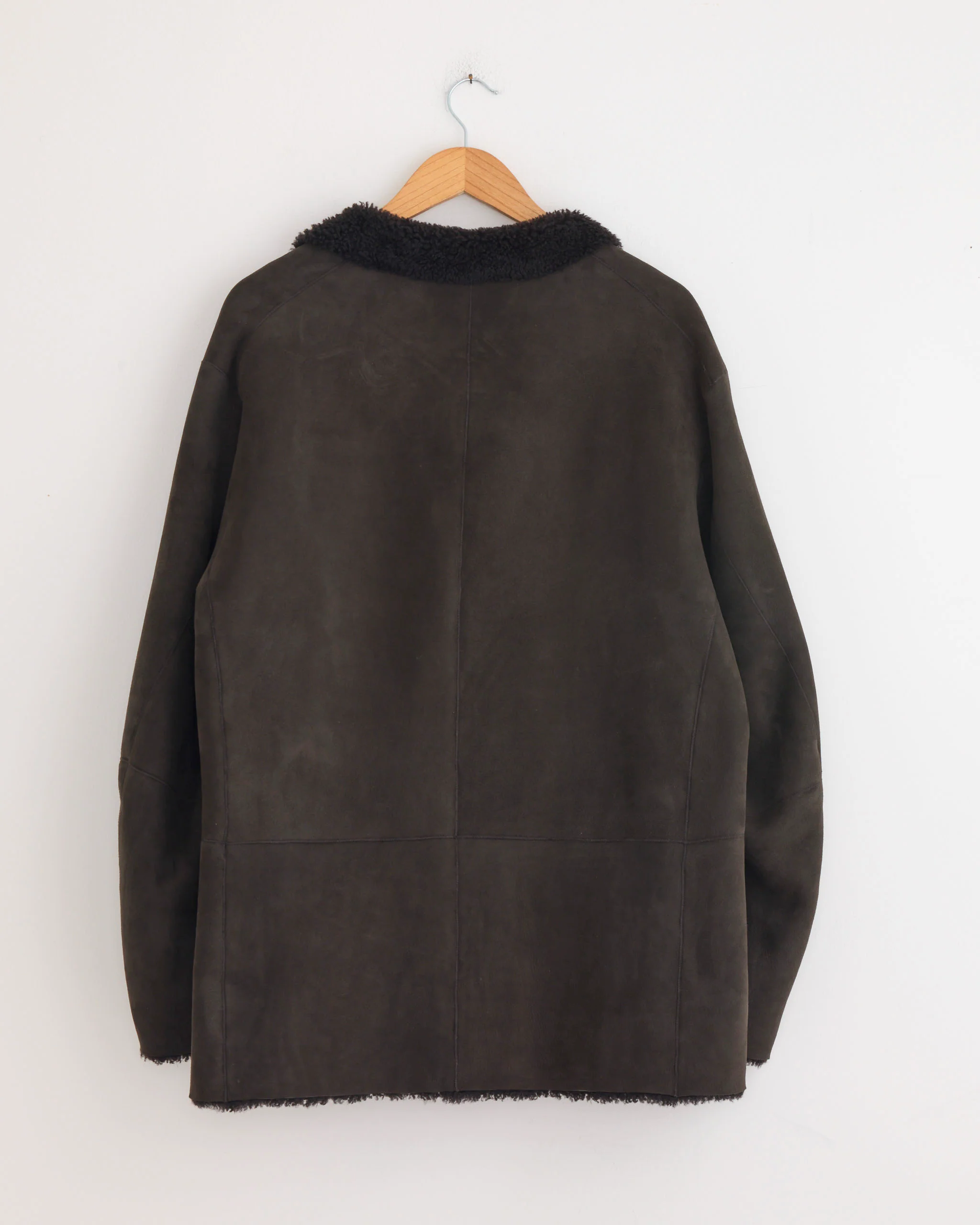 Sheepskin Jacket in Brown - Image 3
