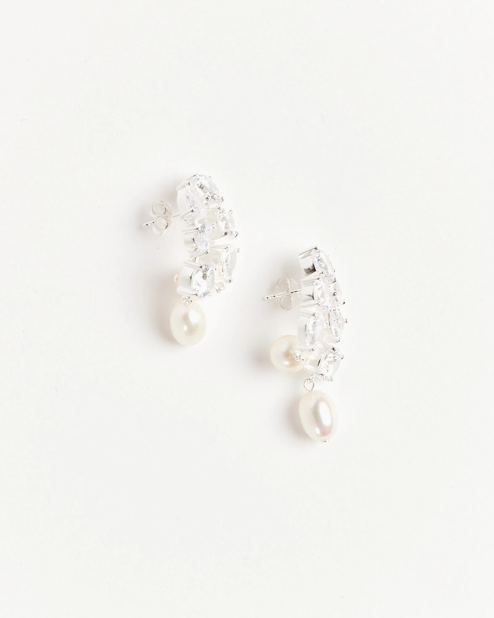 Cascading Pearls Earrings