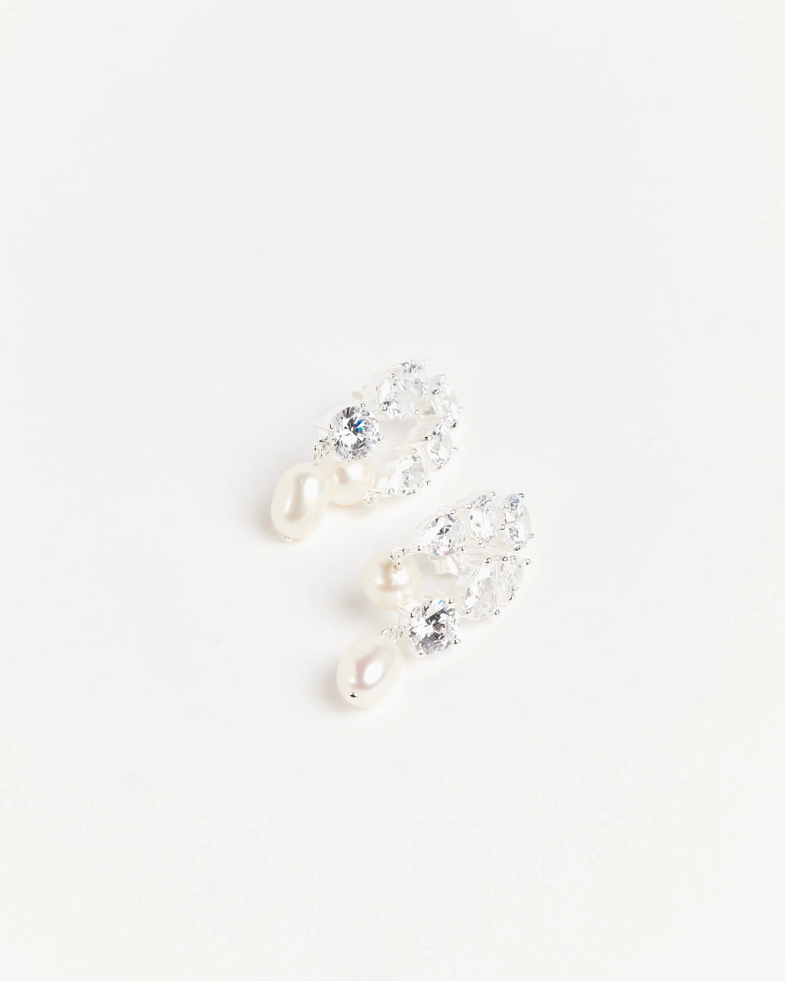 Cascading Pearls Earrings - Image 3