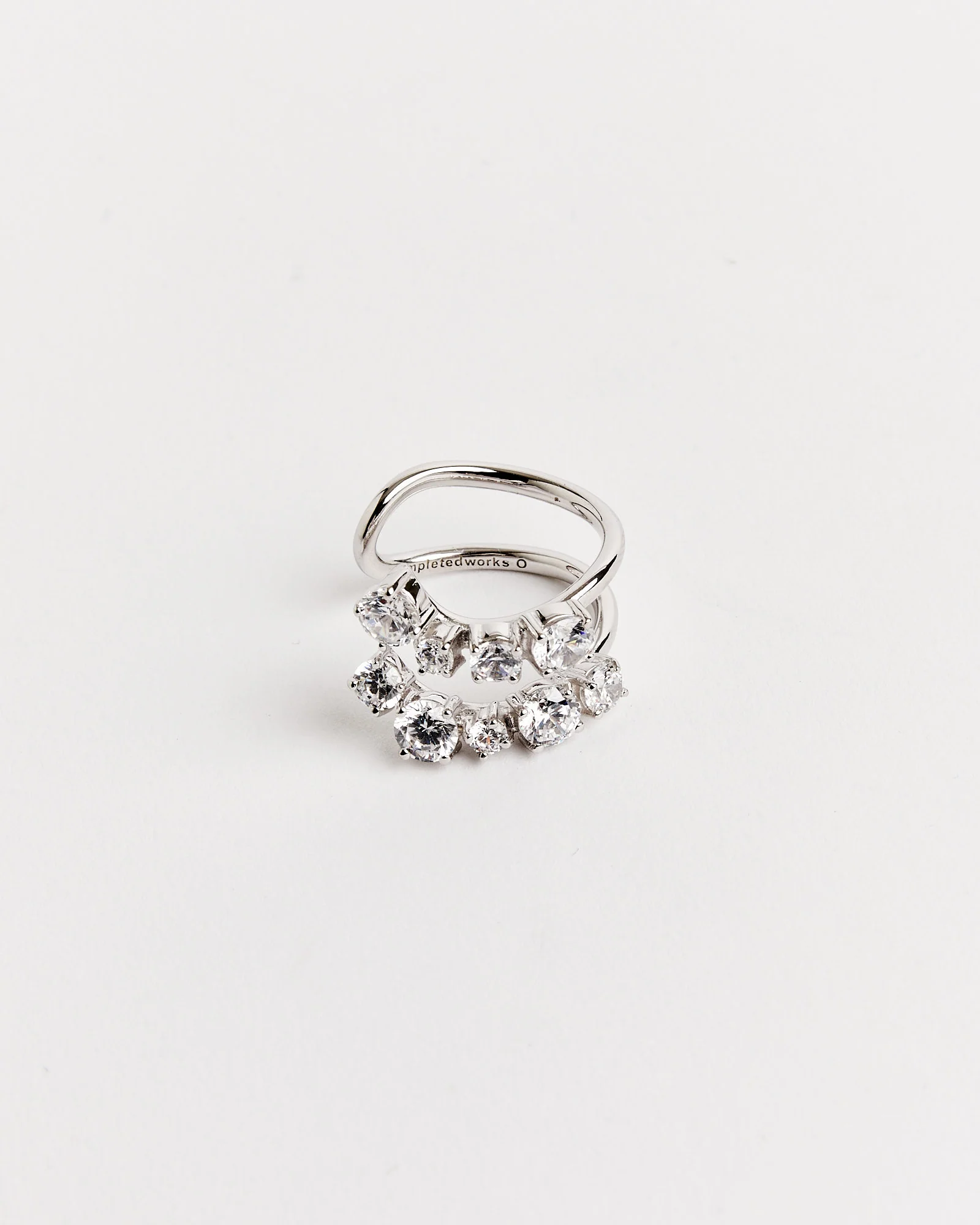 Recycled Silver Myth CZ Ring