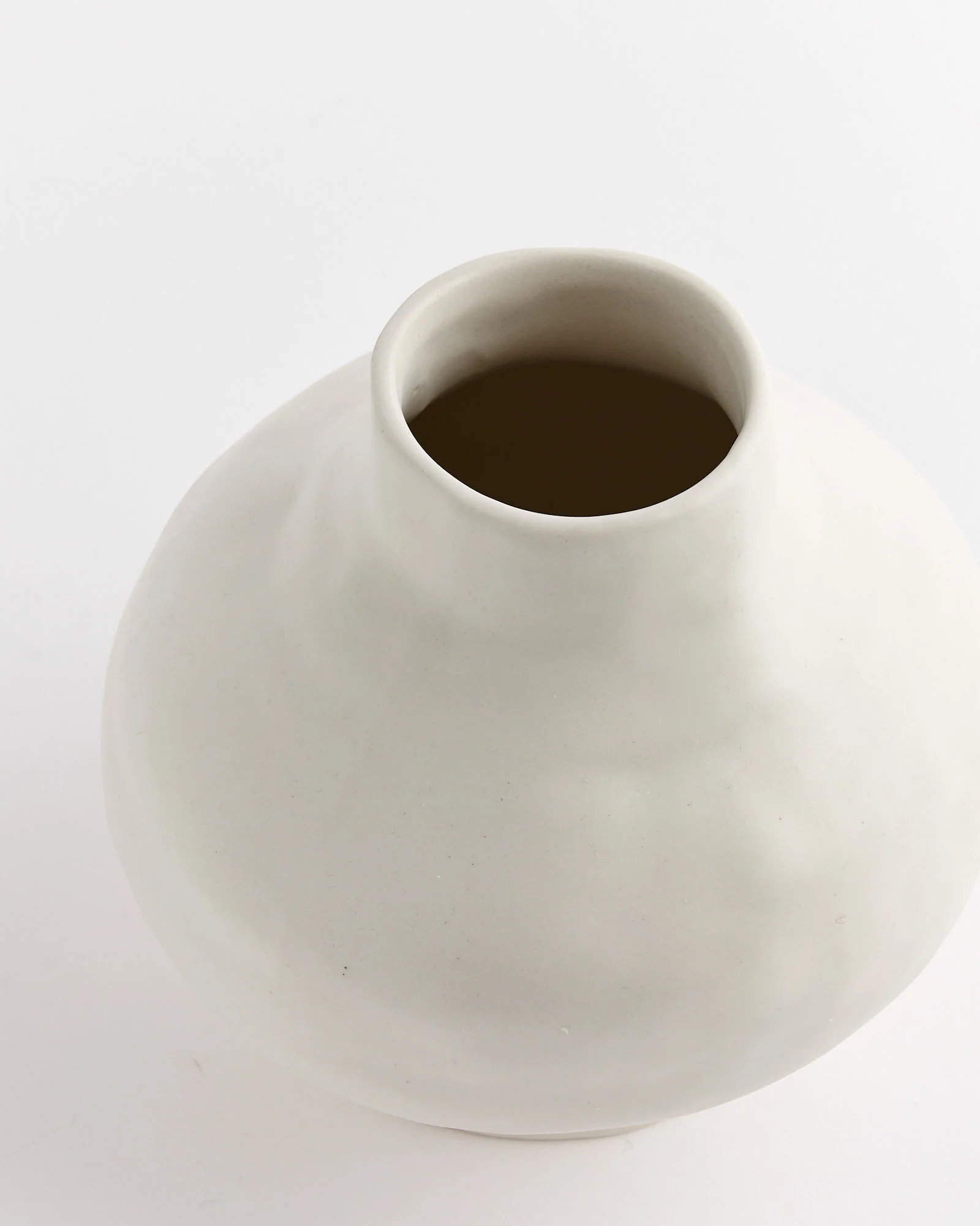 The Alphabet Of A Forgotten Tongue Medium Vessel in Matte White - Image 3
