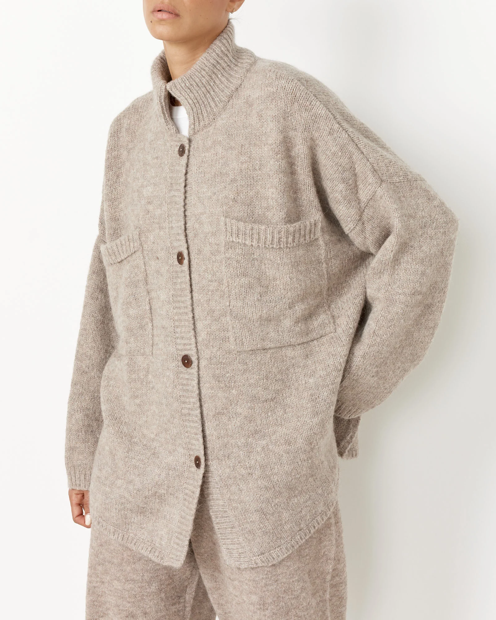 Baby Alpaca Polo Jacket - Image 3