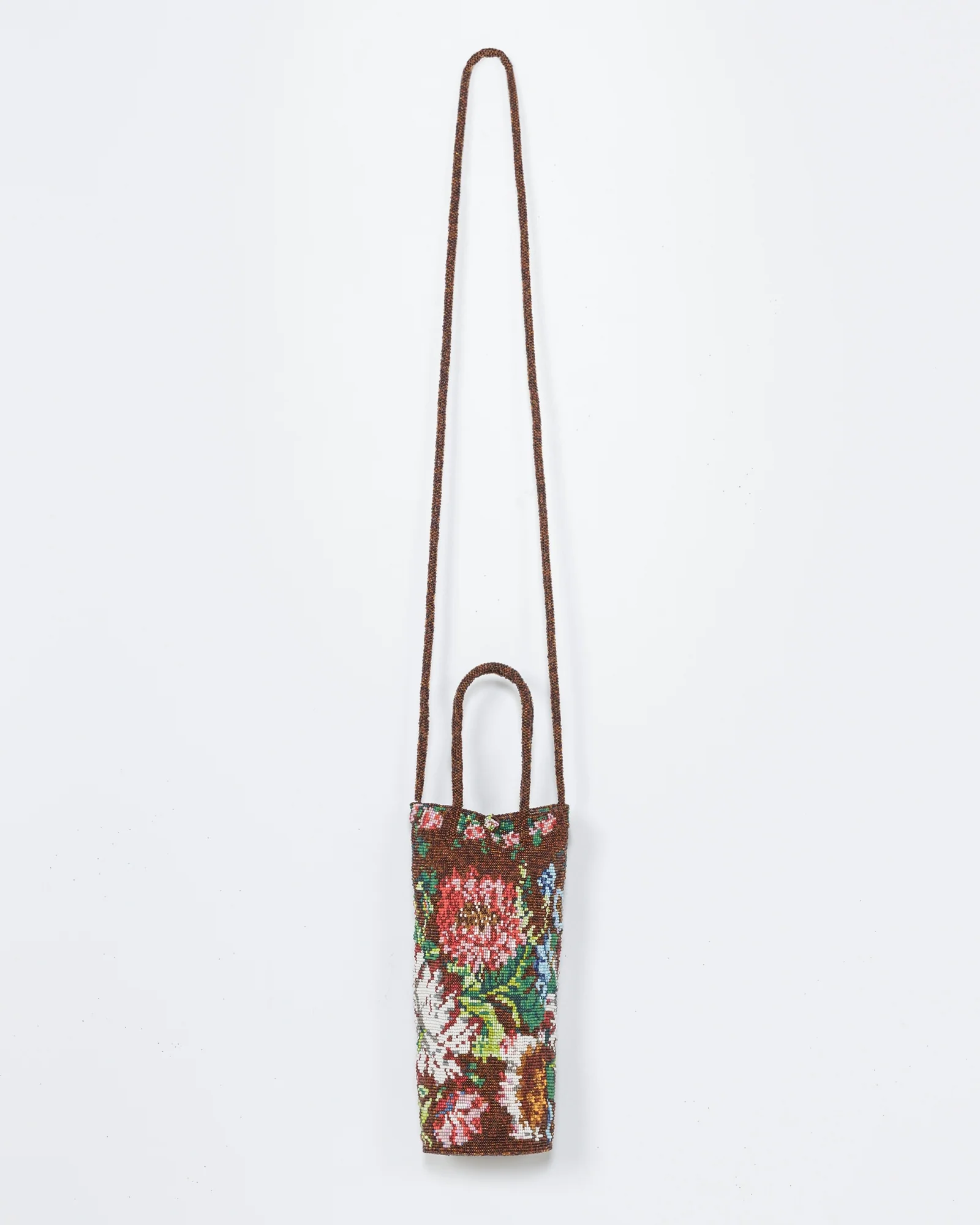 Handmade Beaded Bag in Peonia