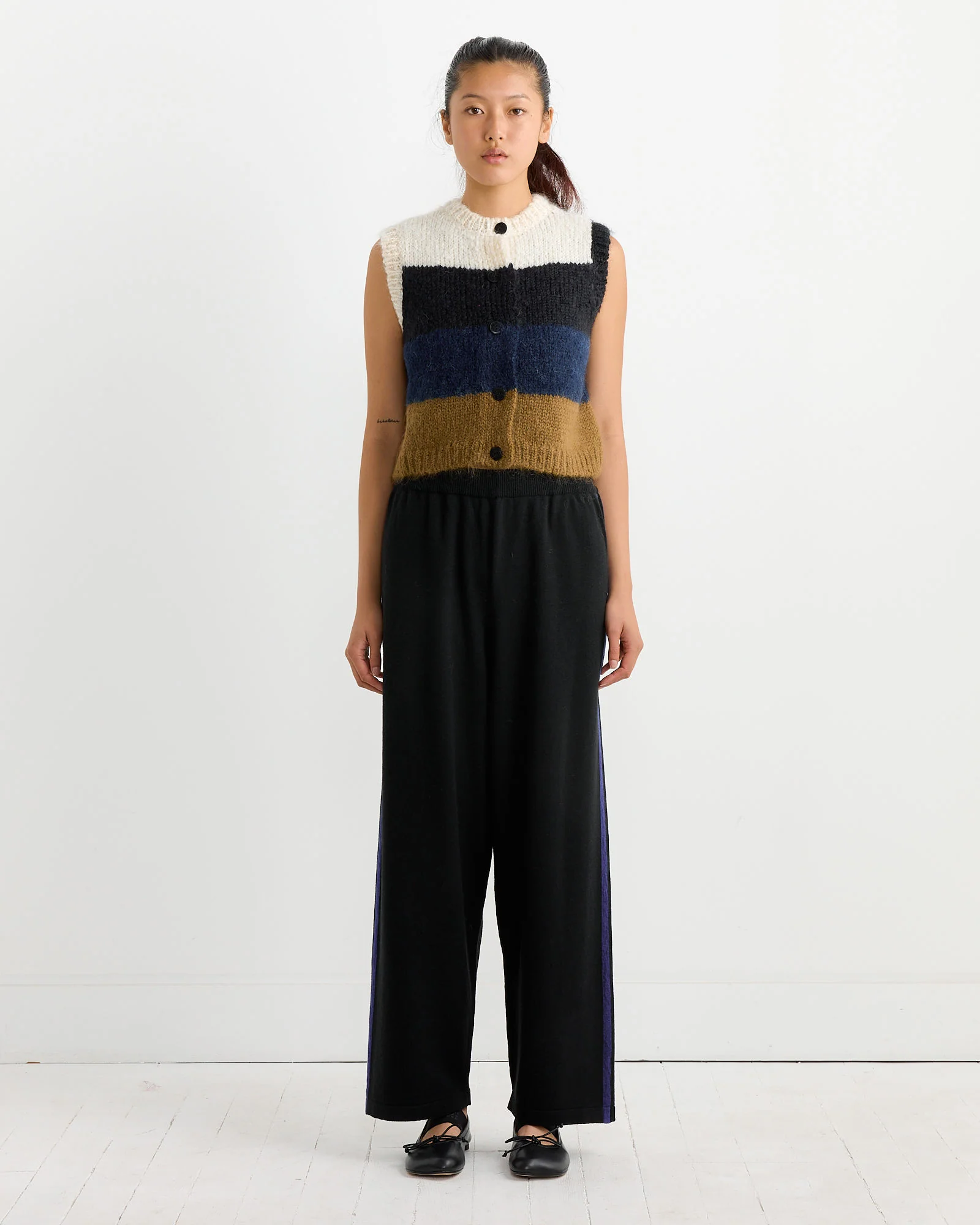 Merino Wool Pant in Black - Image 4