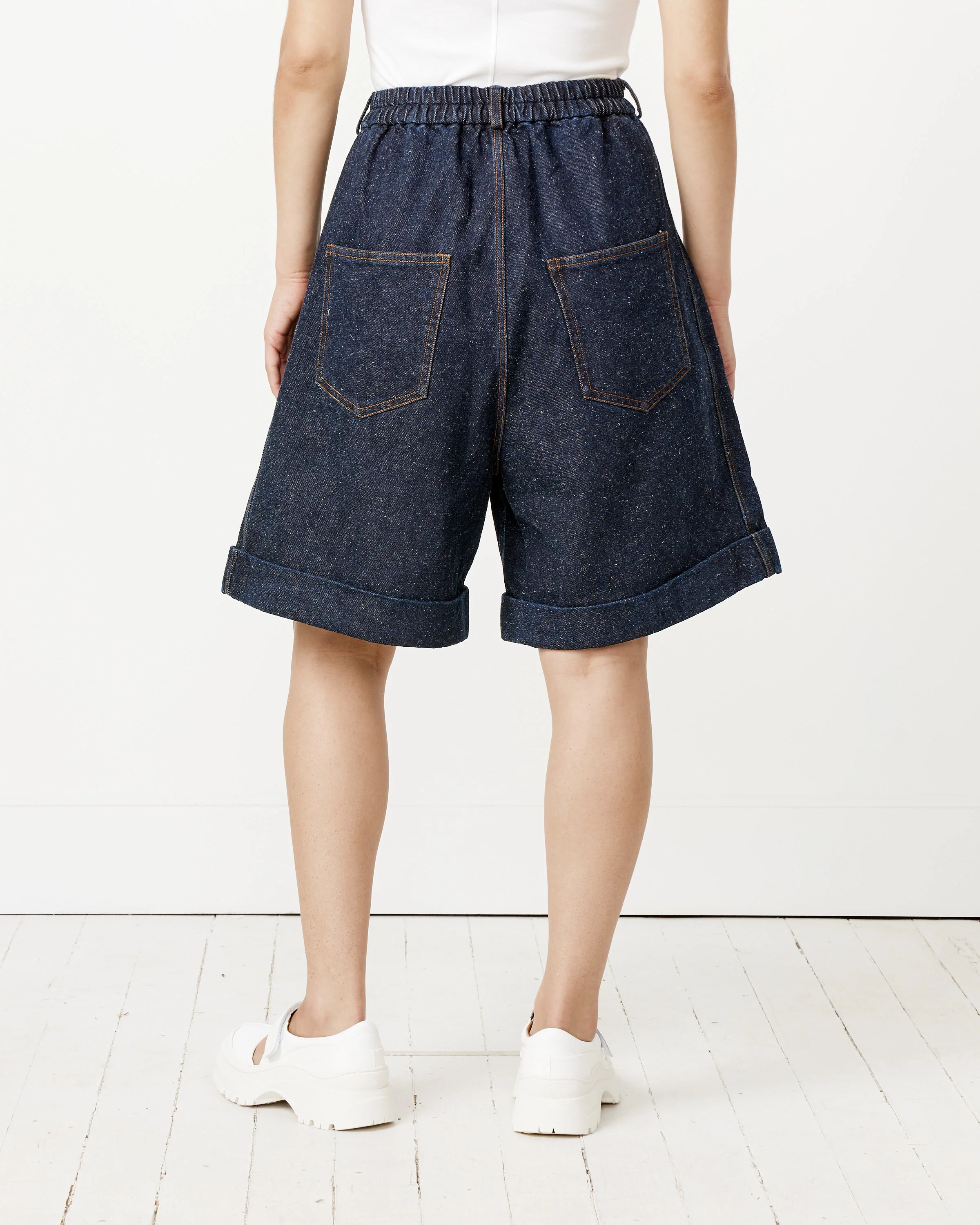 Pleated Bermuda Shorts - Image 2
