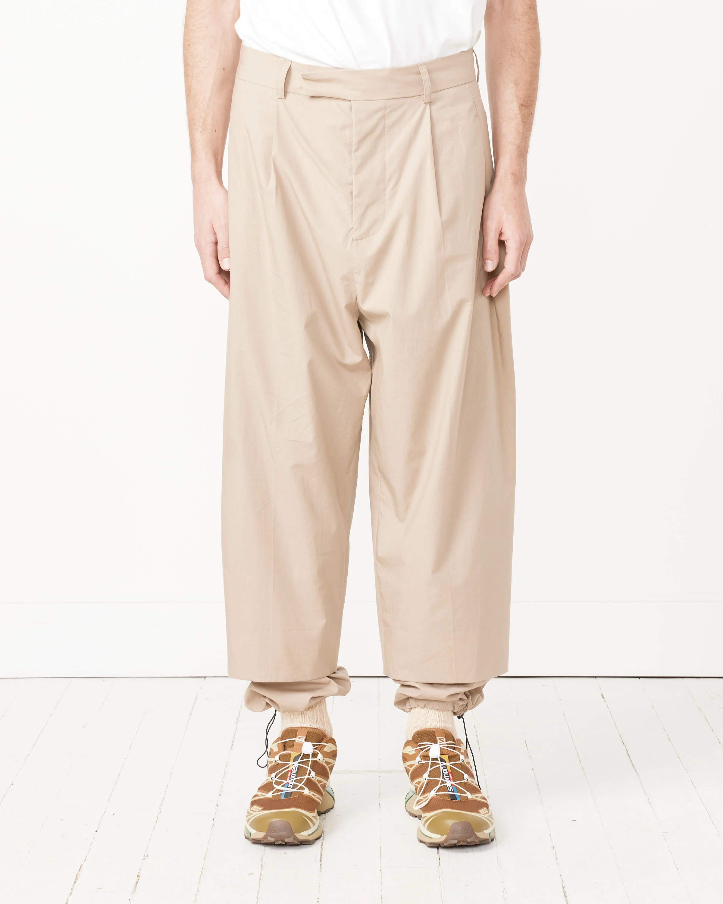 Tailored Wide Leg Cropped Trouser