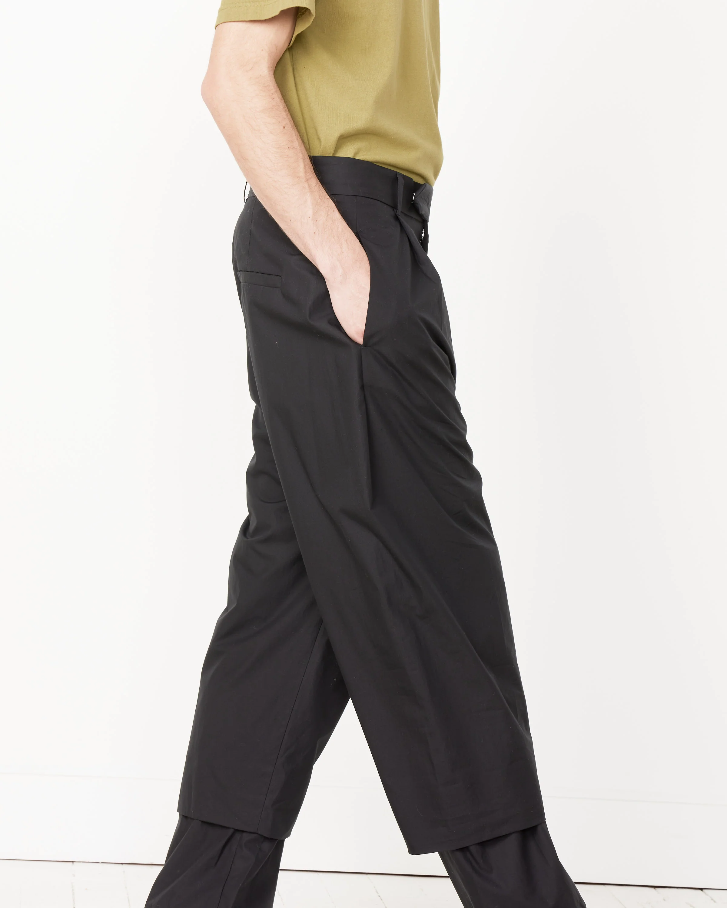 Tailored Wide Leg Cropped Trouser - Image 6