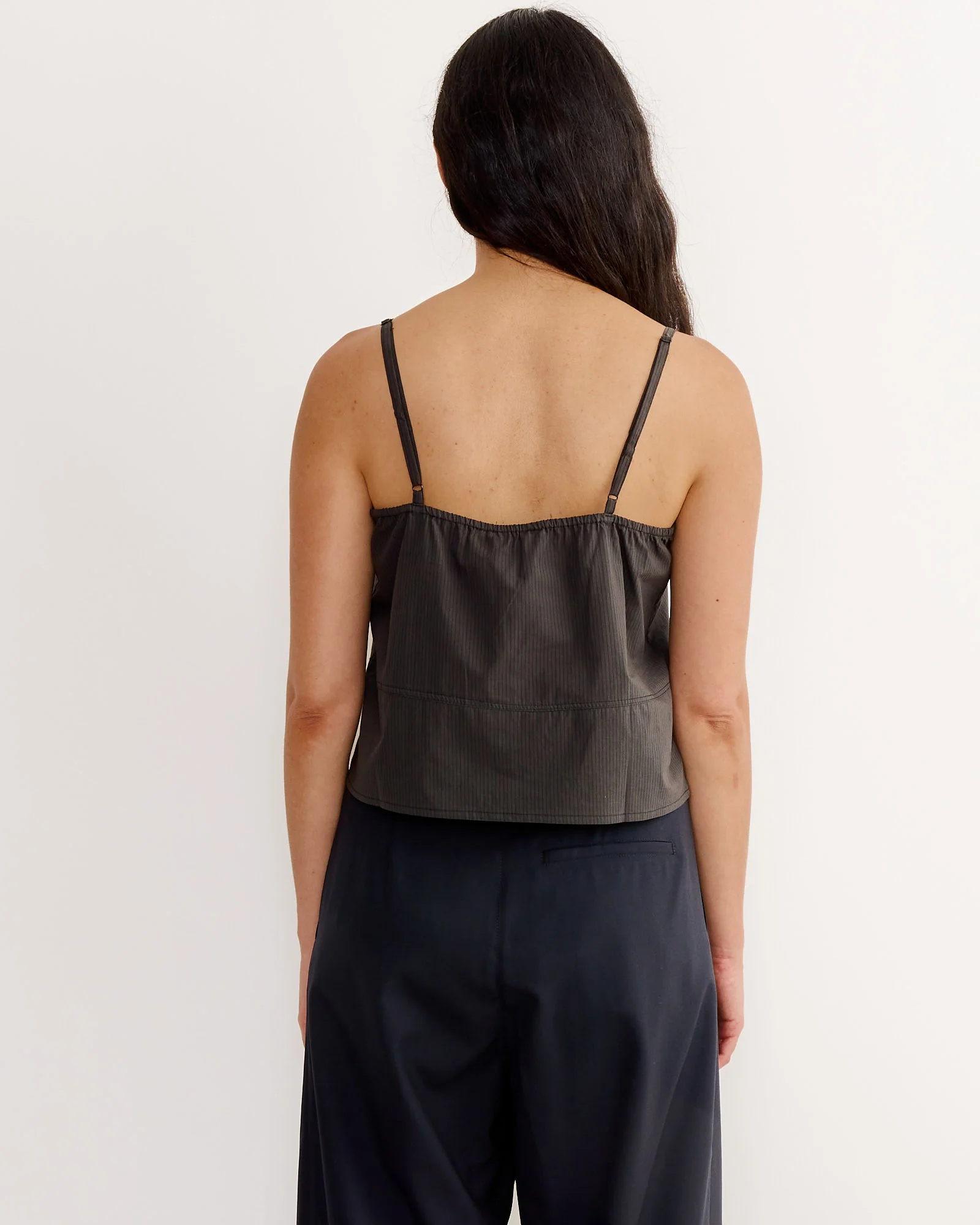 Seam Top in Black Stripe - Image 4