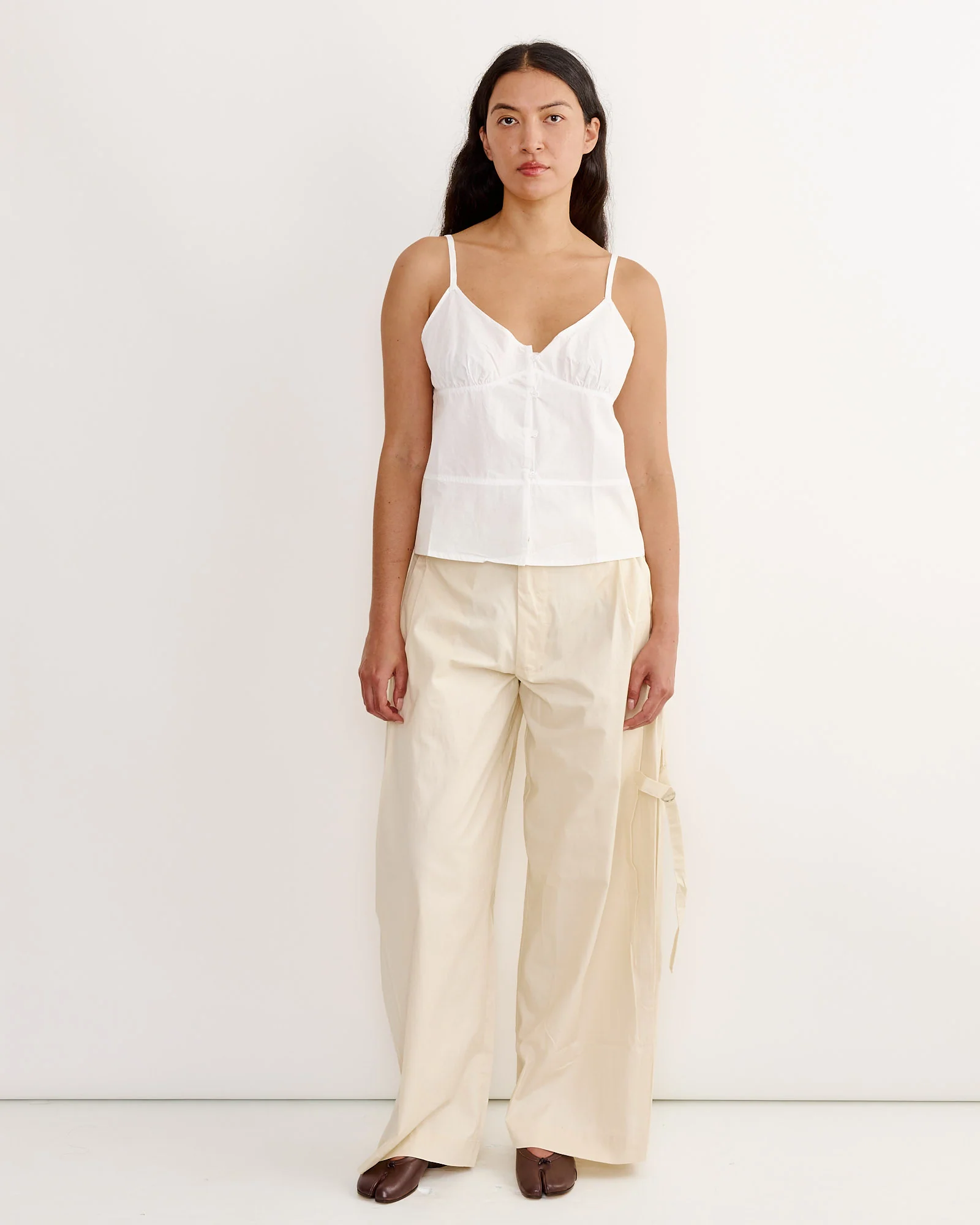 Seam Top in White - Image 2