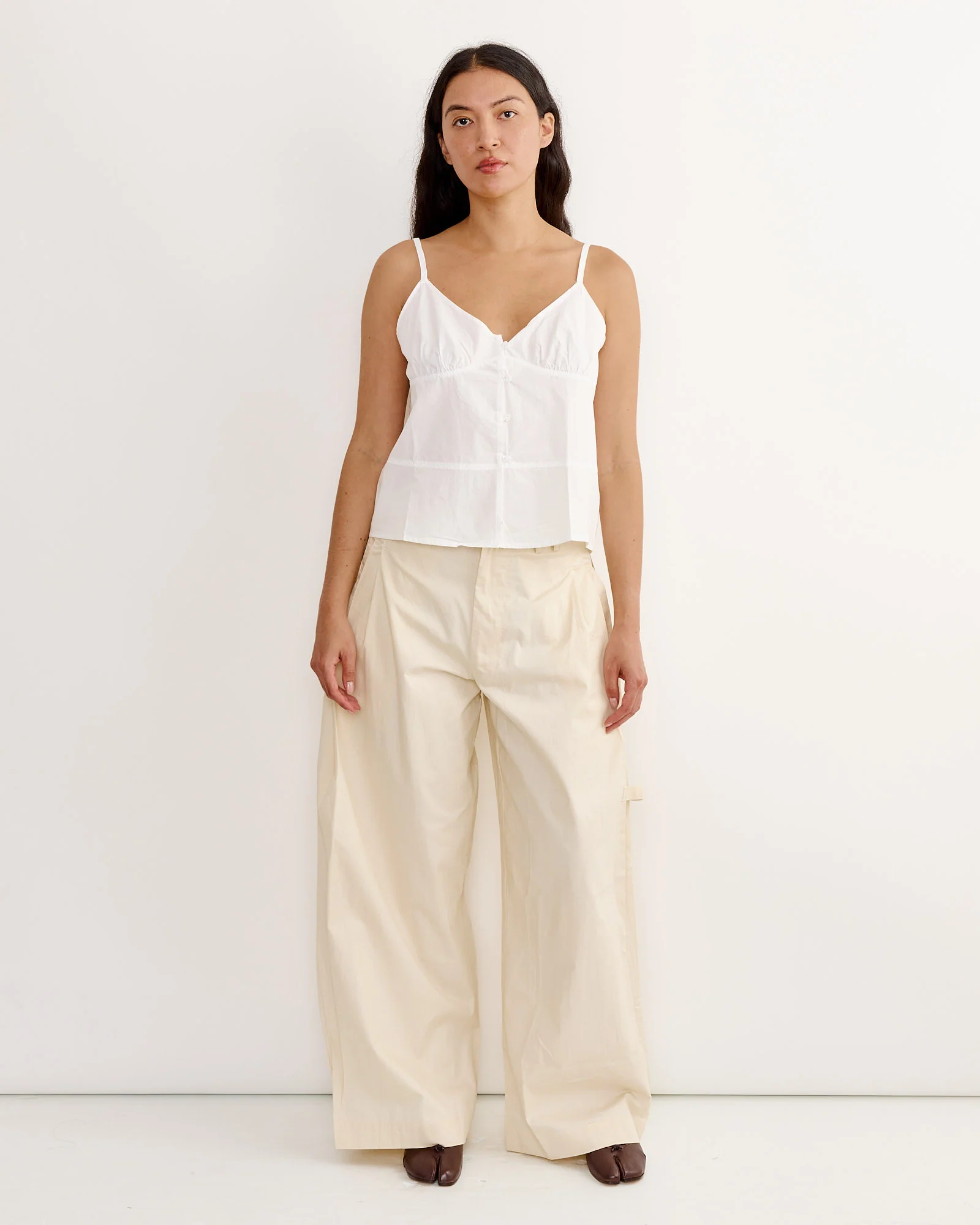 Tab Pant in Off White - Image 2