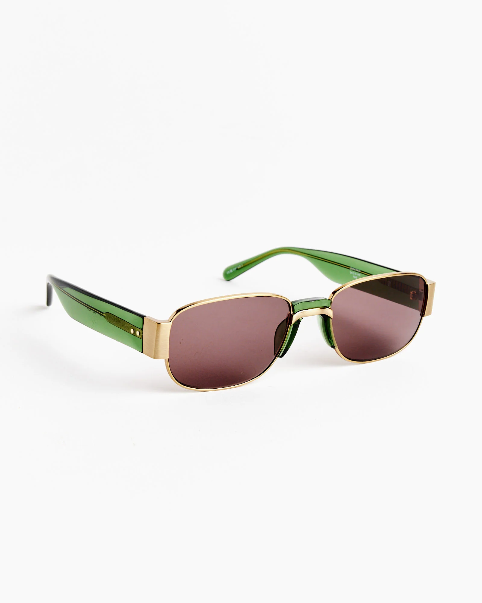 196 Sunglasses in C4 Antique Gold/Green/Brown - Image 3