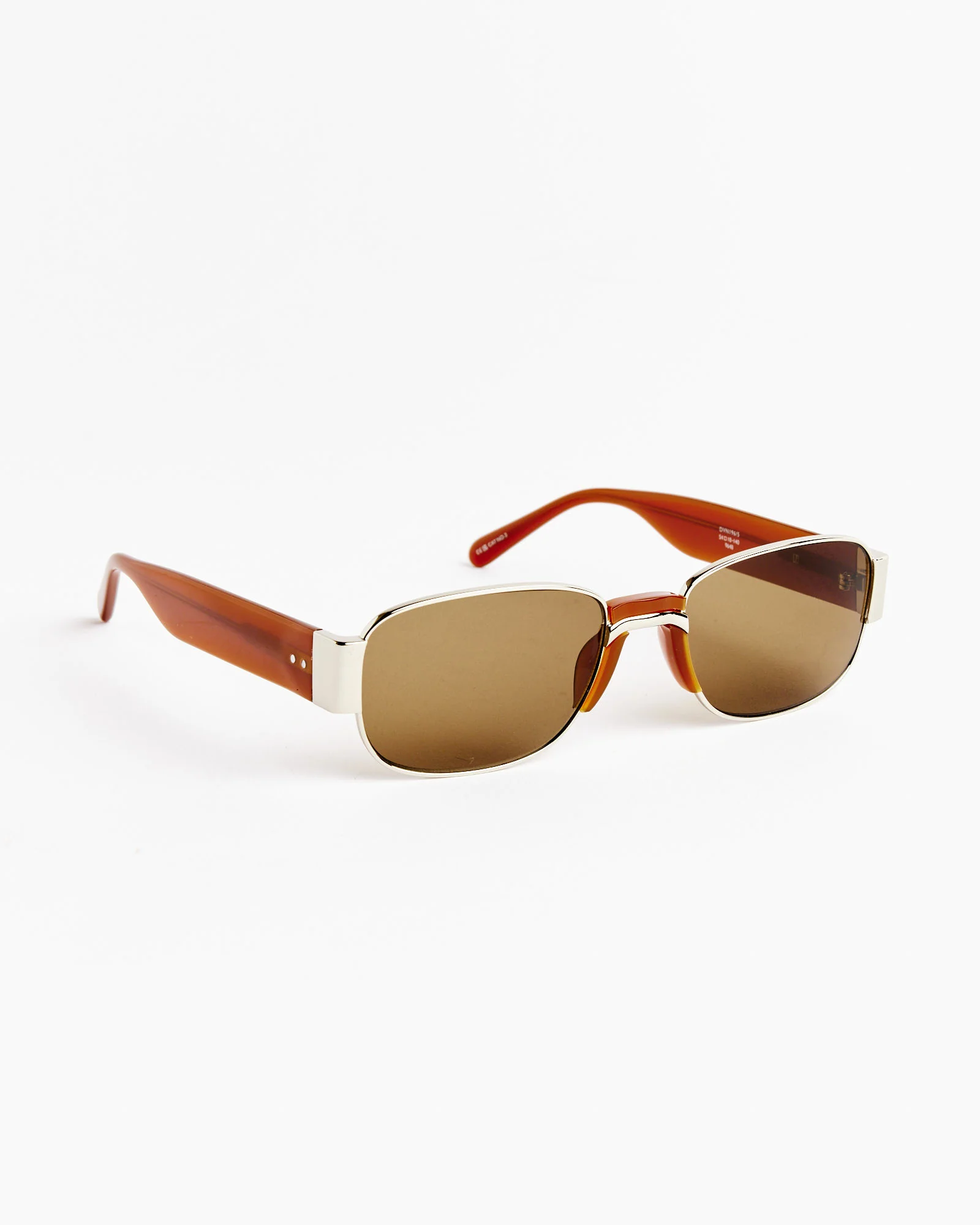 196 Sunglasses in C5 Silver/Brown - Image 3