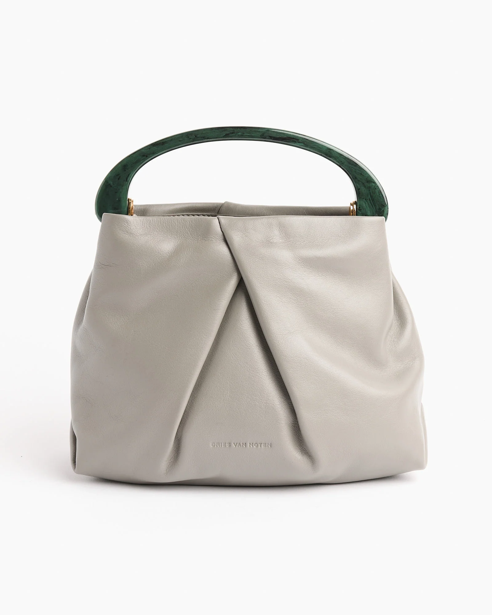 Small Leather Bag in Pistache