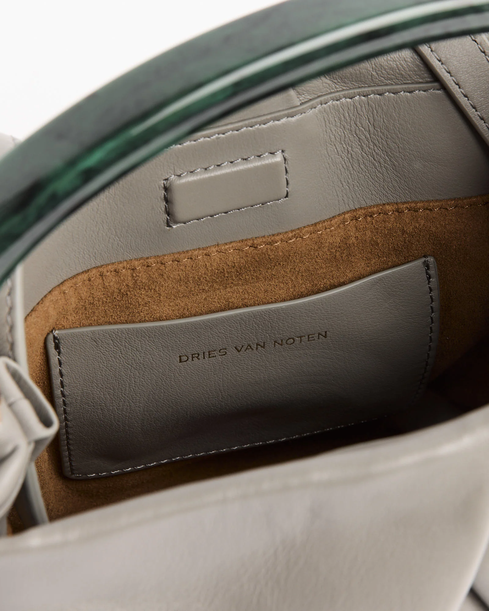 Small Leather Bag in Pistache - Image 2
