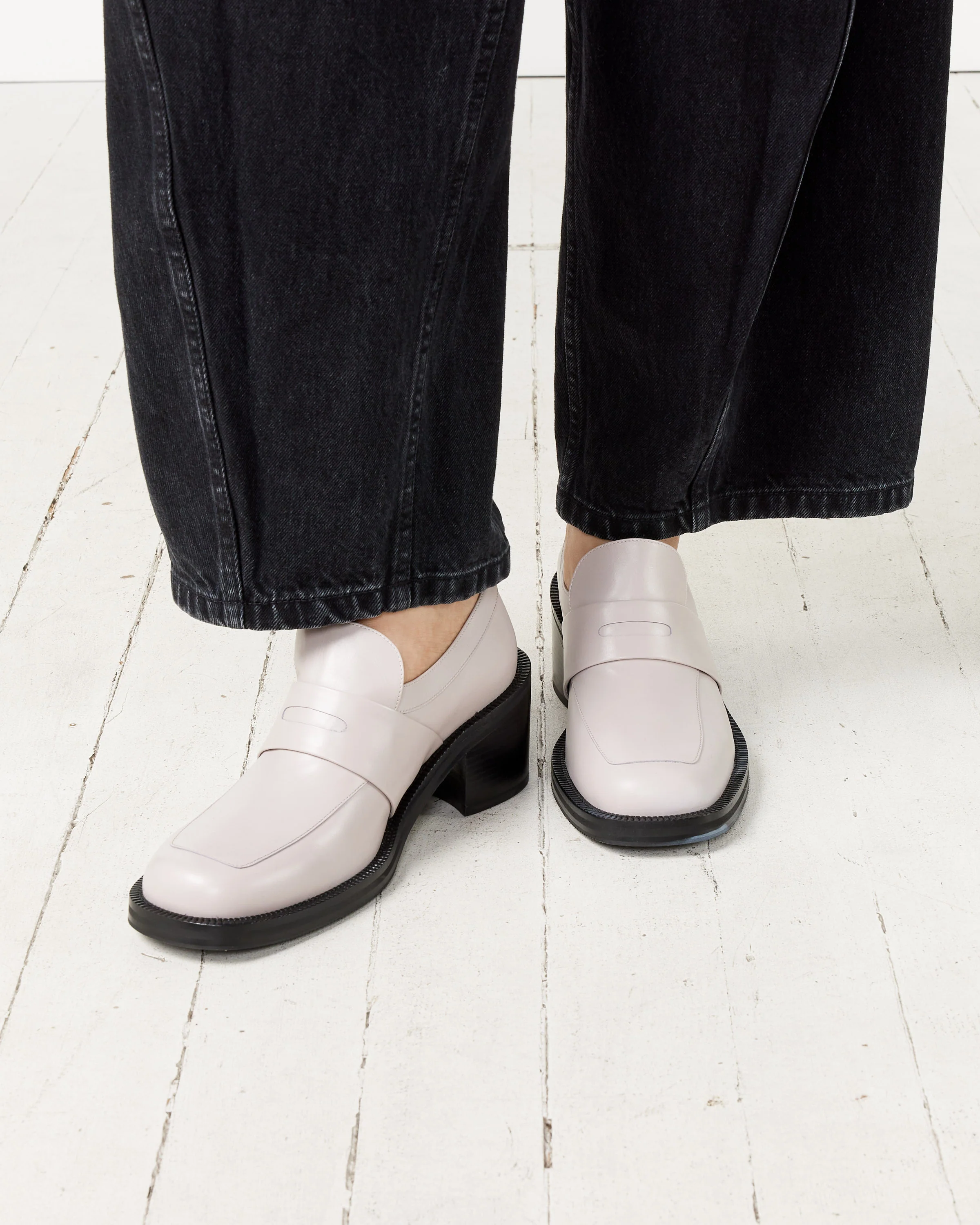 Heeled Penny Loafers - Image 2
