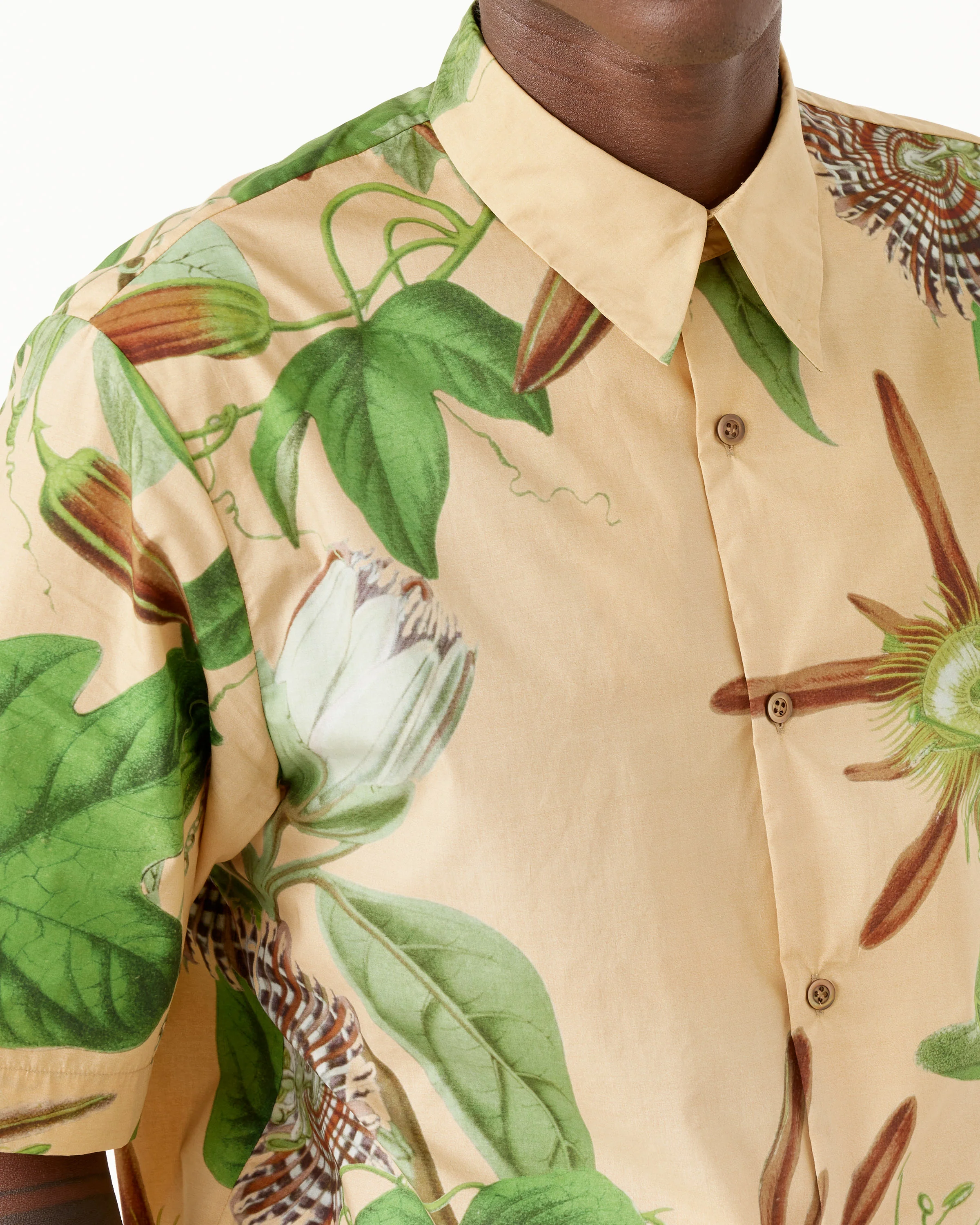 Camel Floral Shirt - Image 2