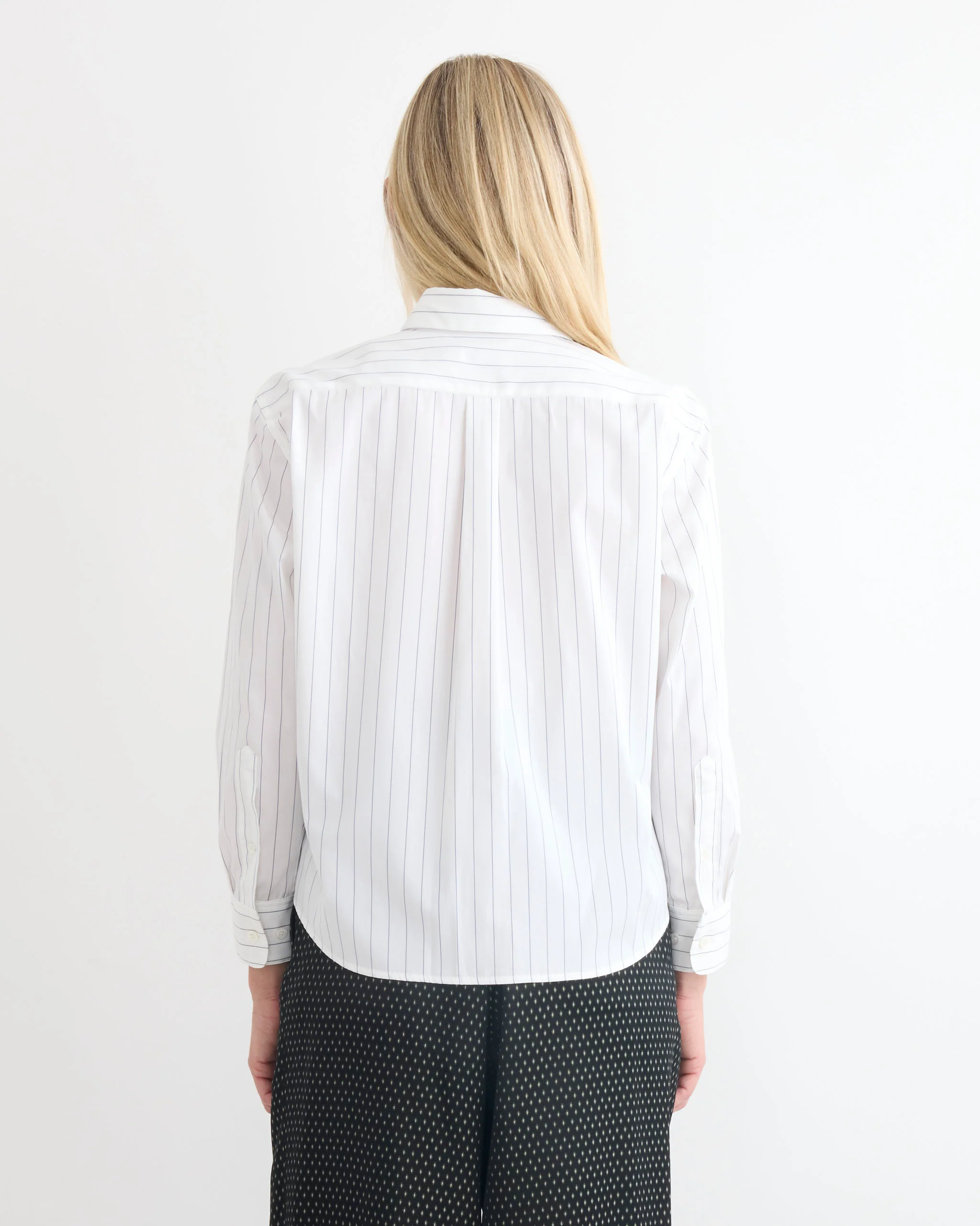 Boxy Shirt in Navy - Image 2