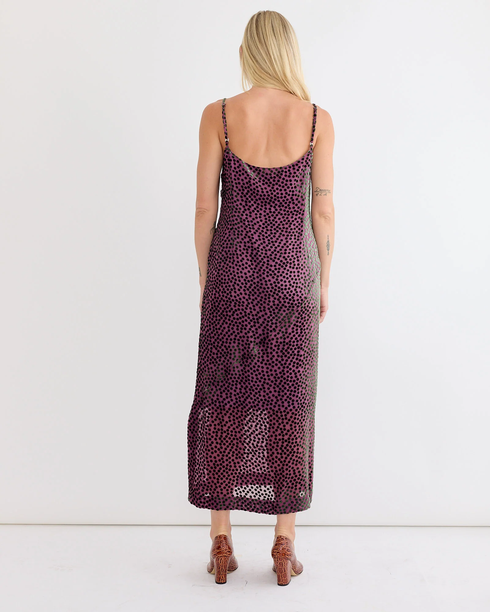 Slip Dress in Dark Pink - Image 5