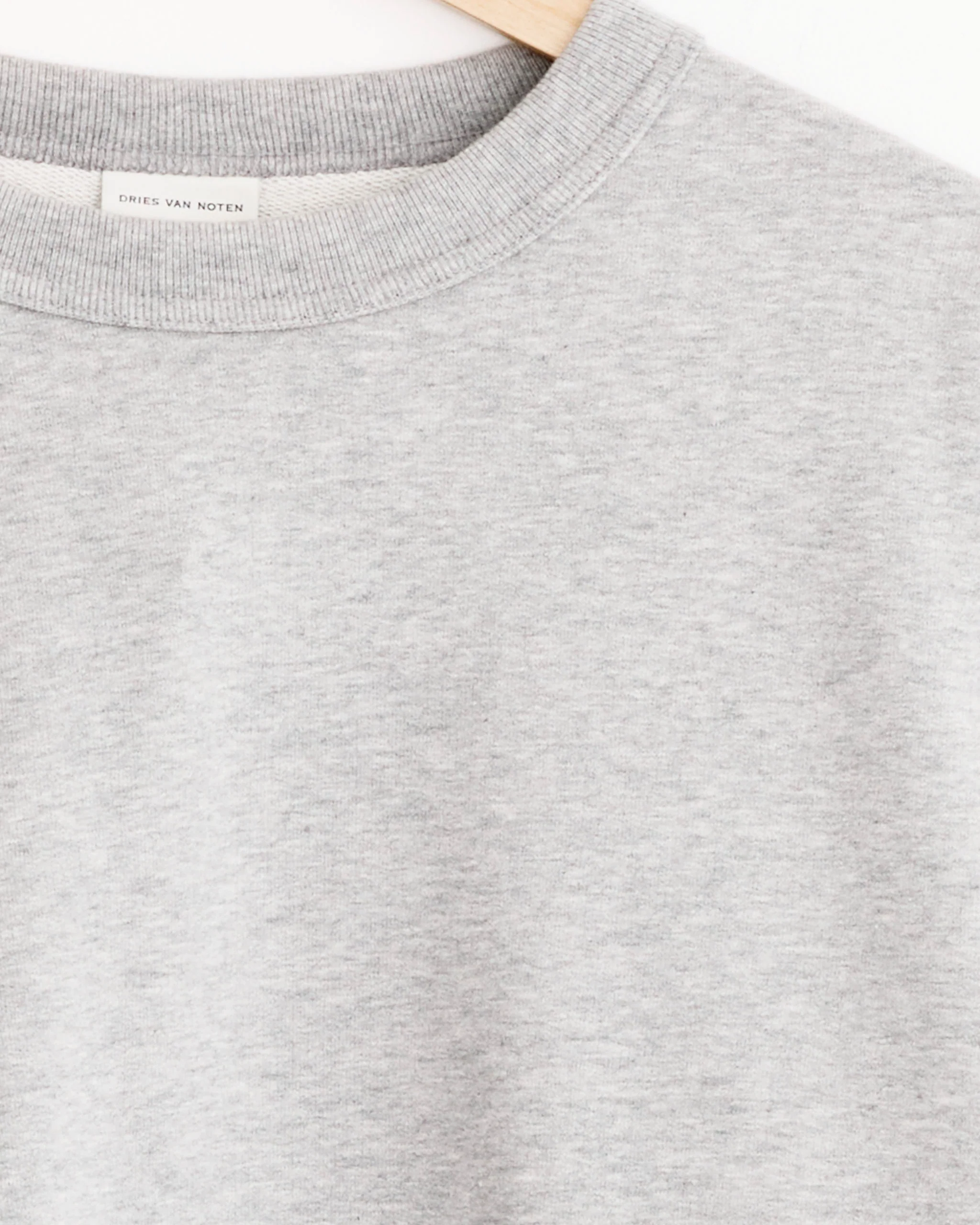 Crewneck Sweatshirt in Grey Melange - Image 2
