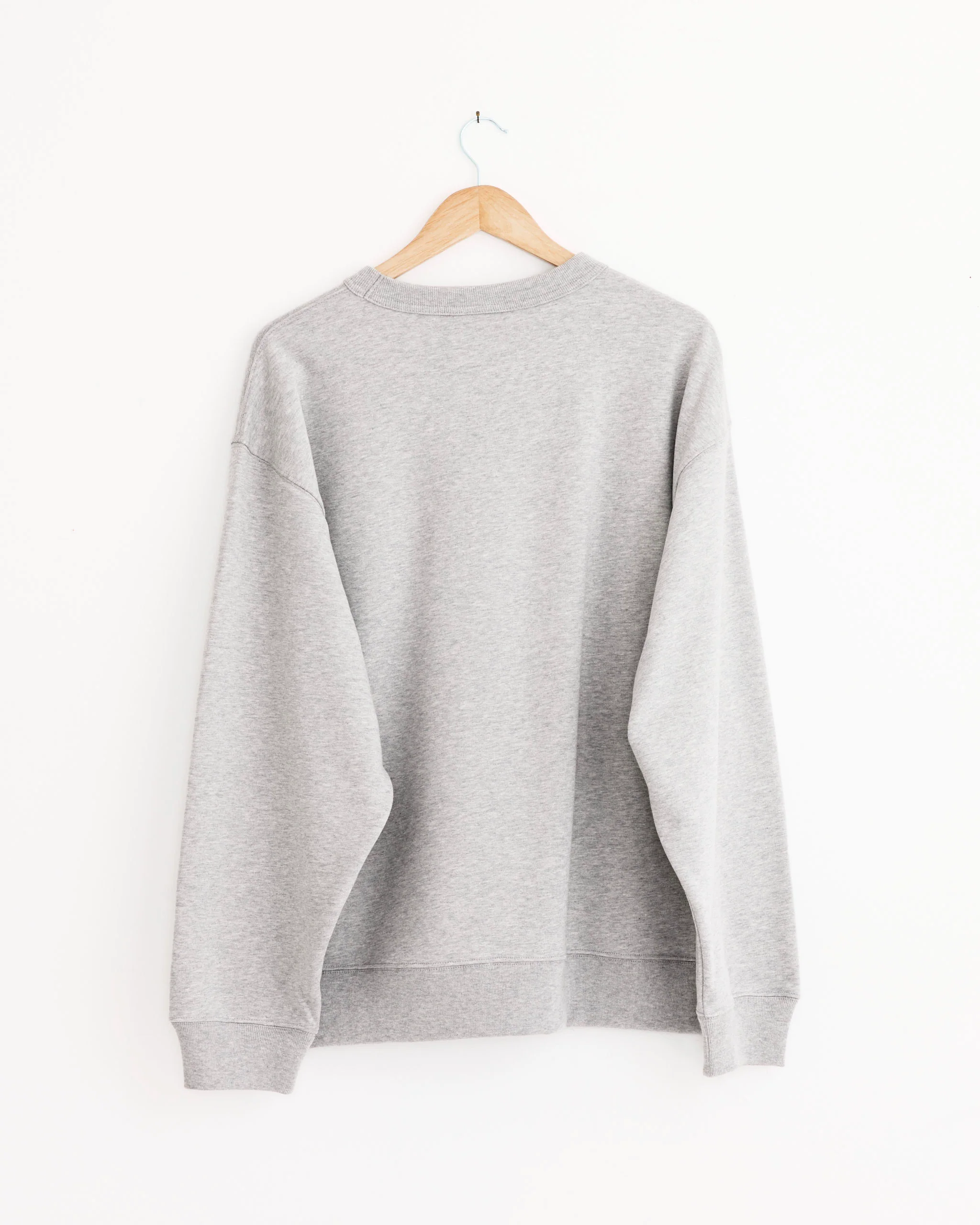 Crewneck Sweatshirt in Grey Melange - Image 3
