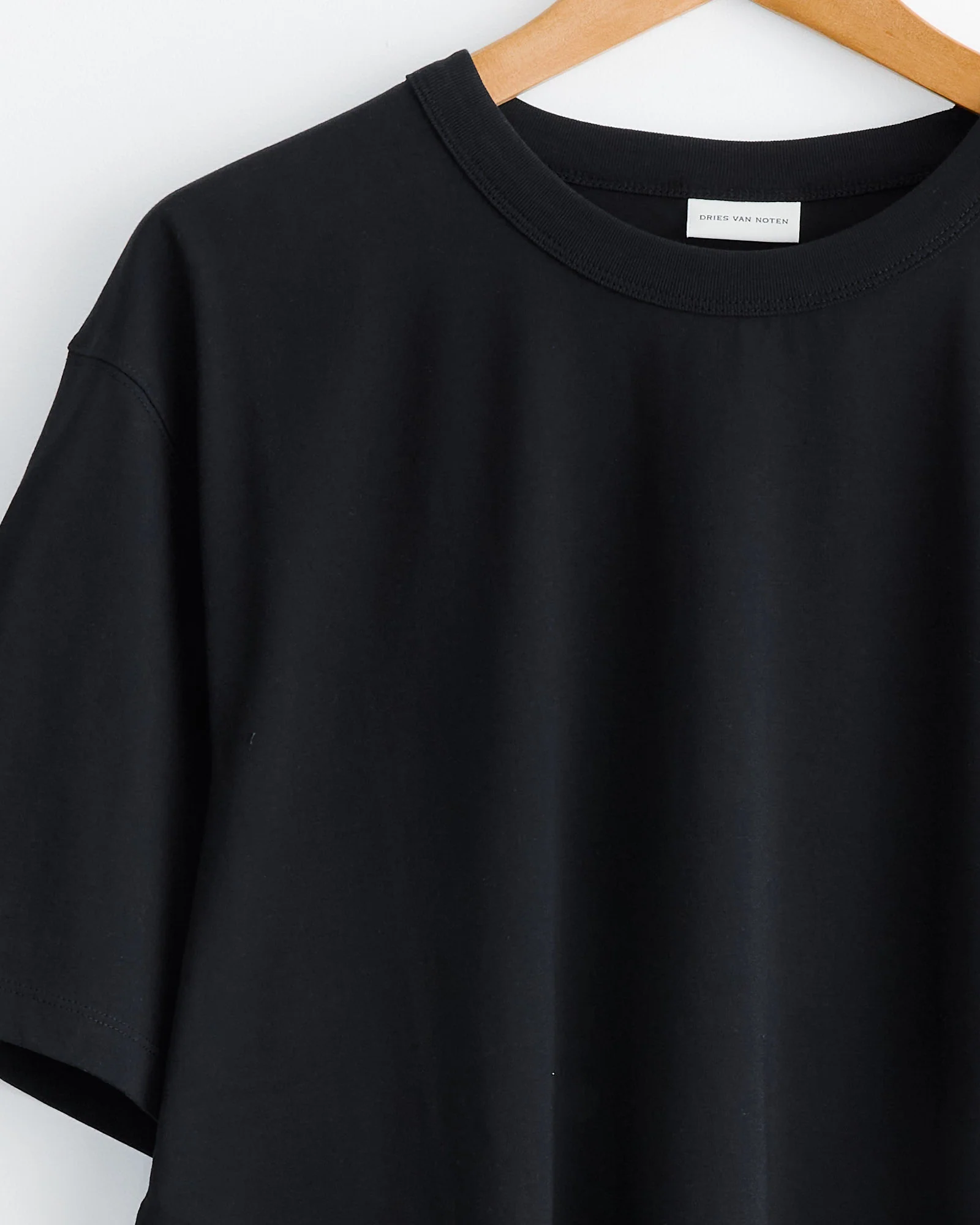 Cotton-Jersey T-Shirt in Black - Image 2