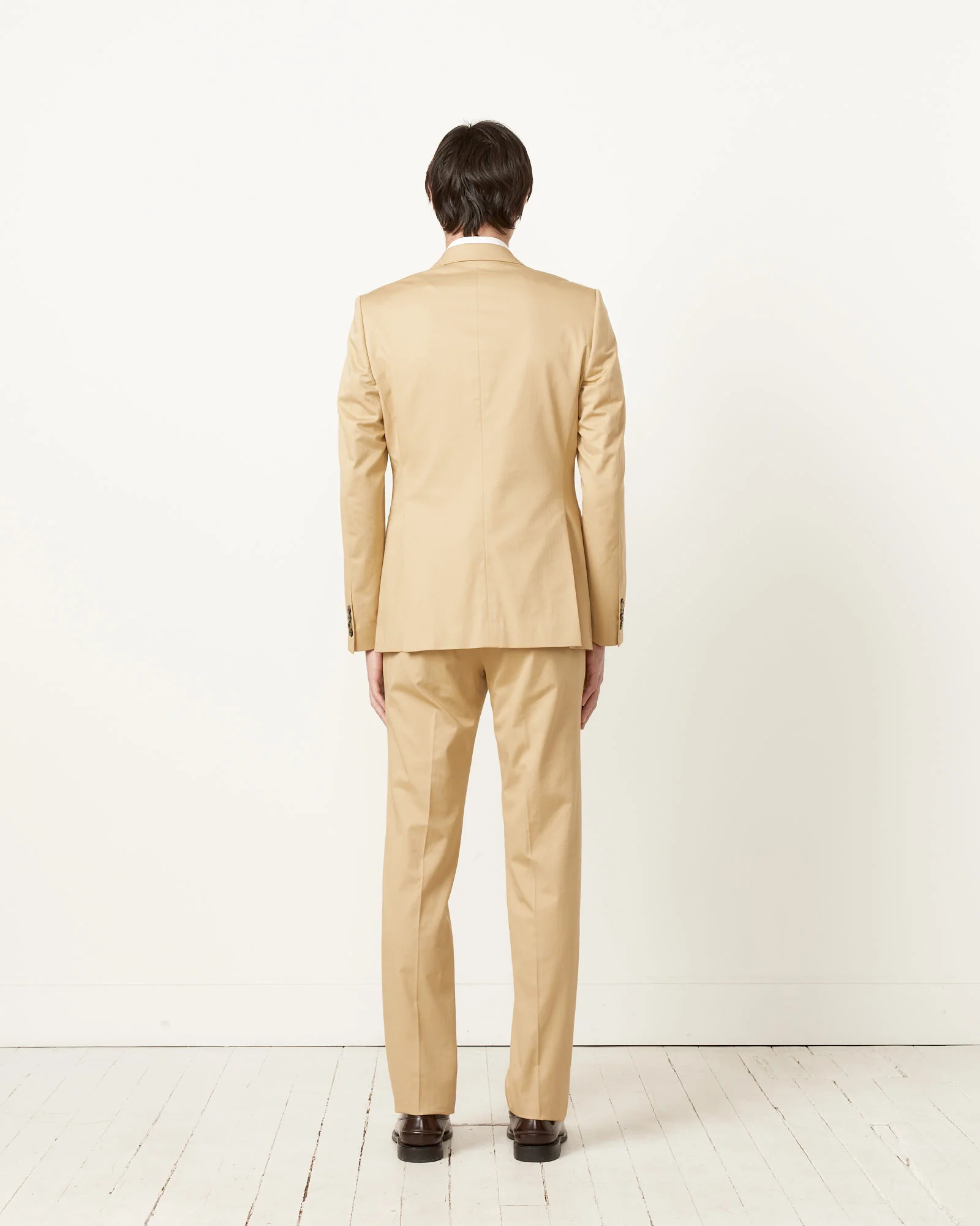 Slim Fit Suit in Beige - Image 2