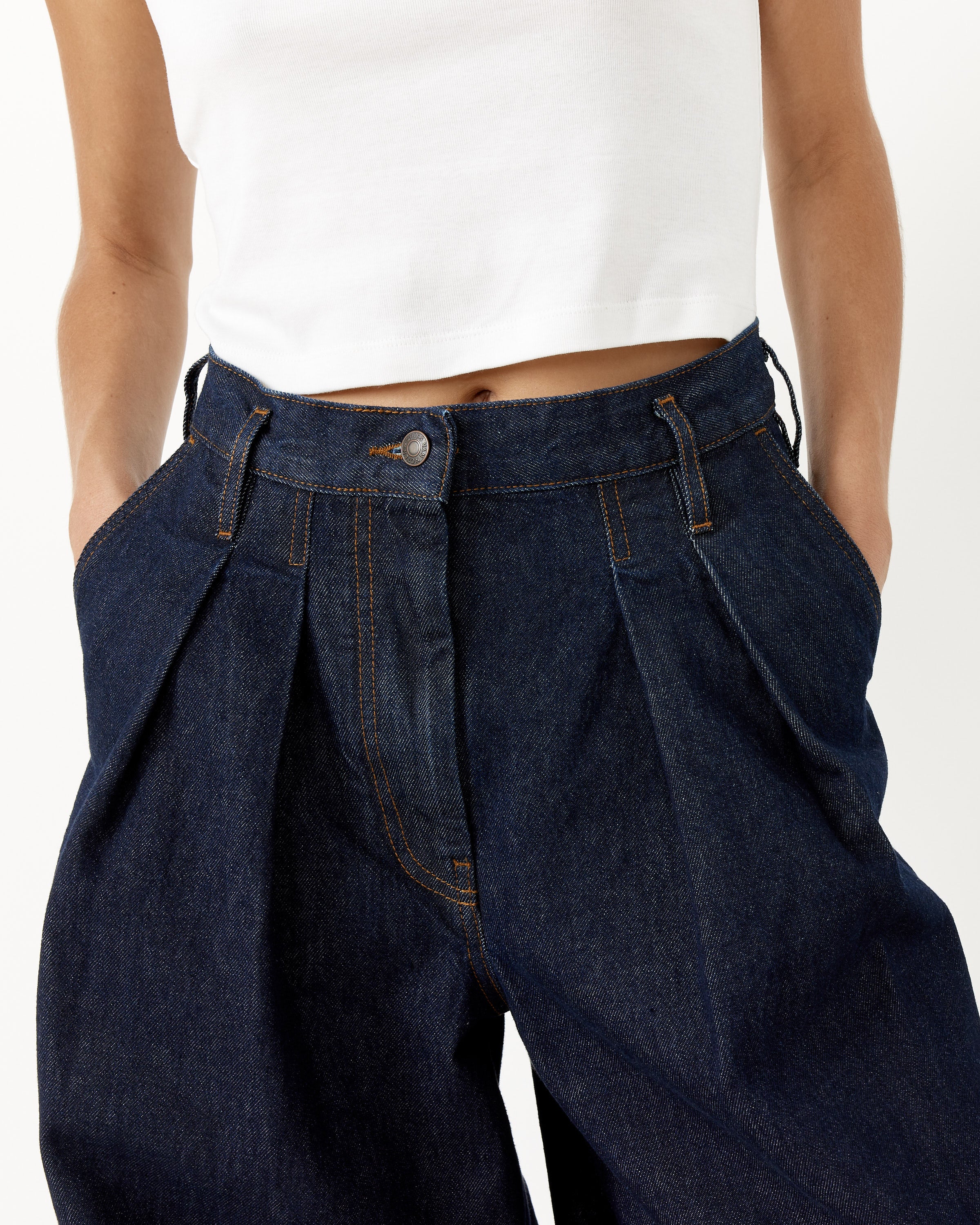 Pleated Drape Pant - Image 4