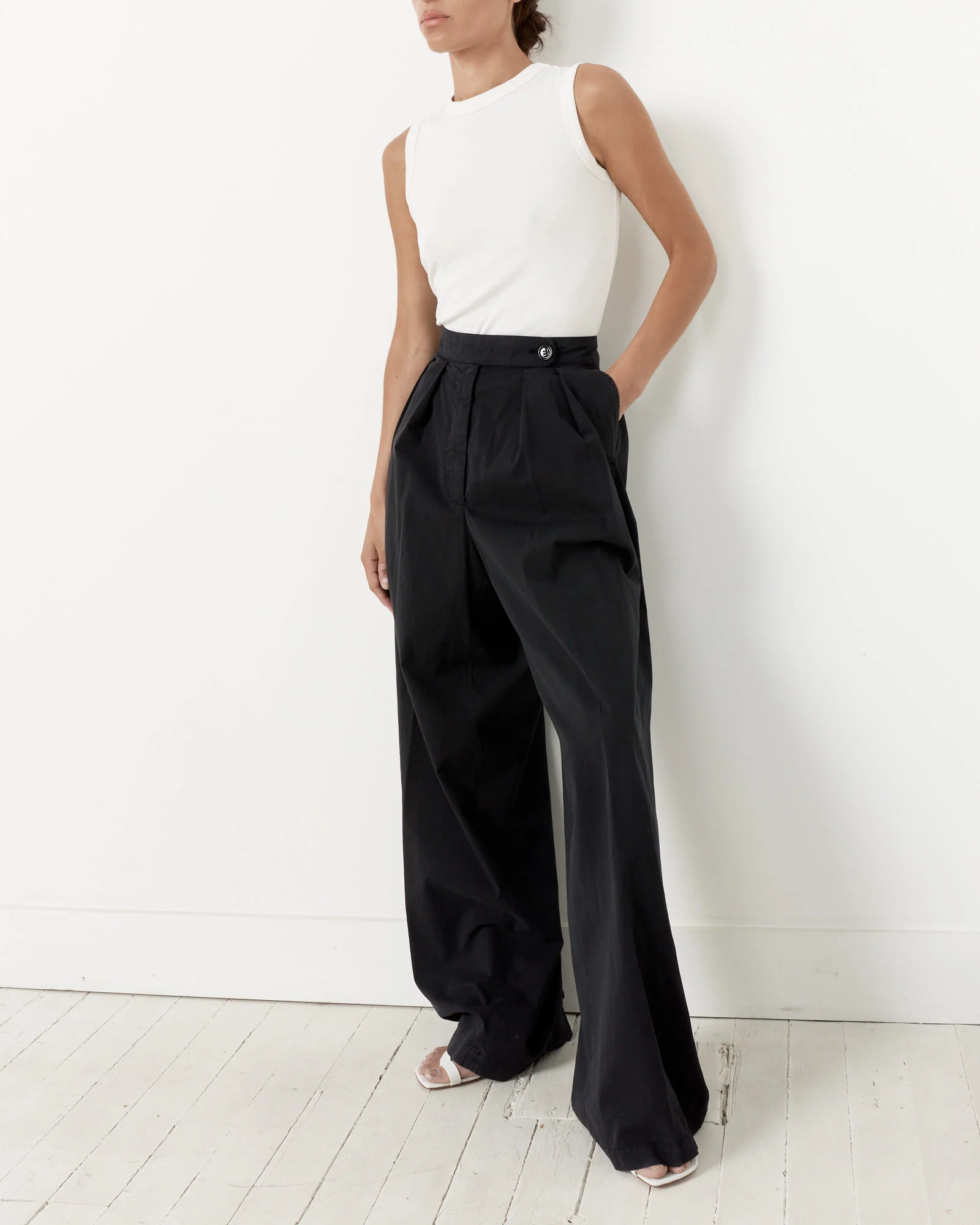 Cuffed Cotton Pant - Image 2