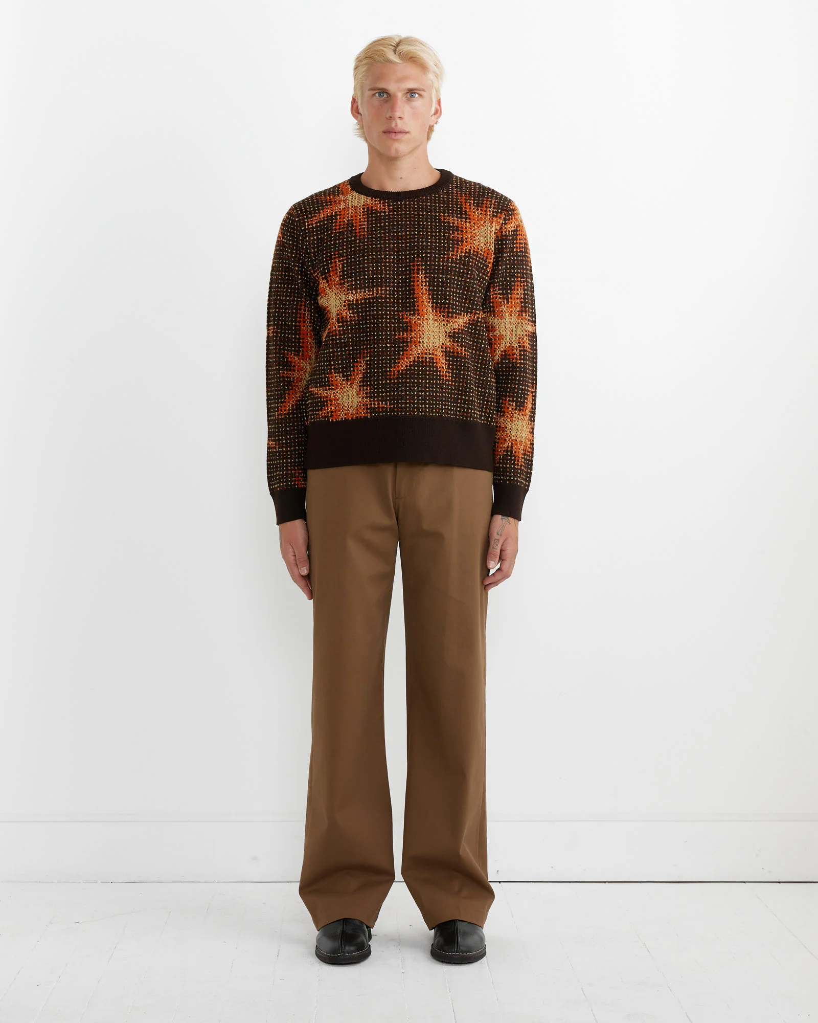 Belted Trouser in Brown - Image 2