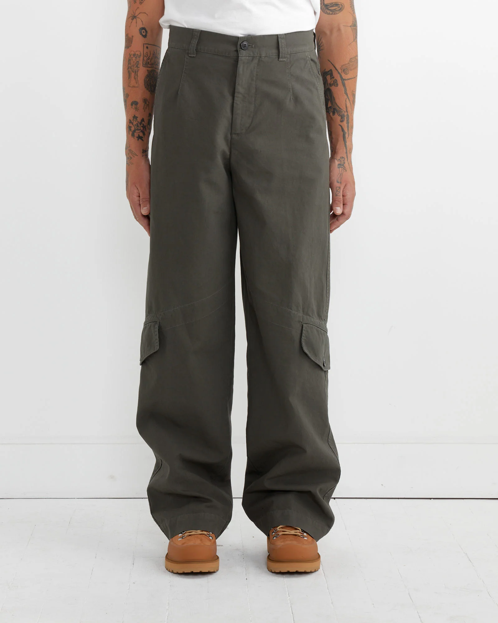 Loose Fit Cargo Pant in Grey